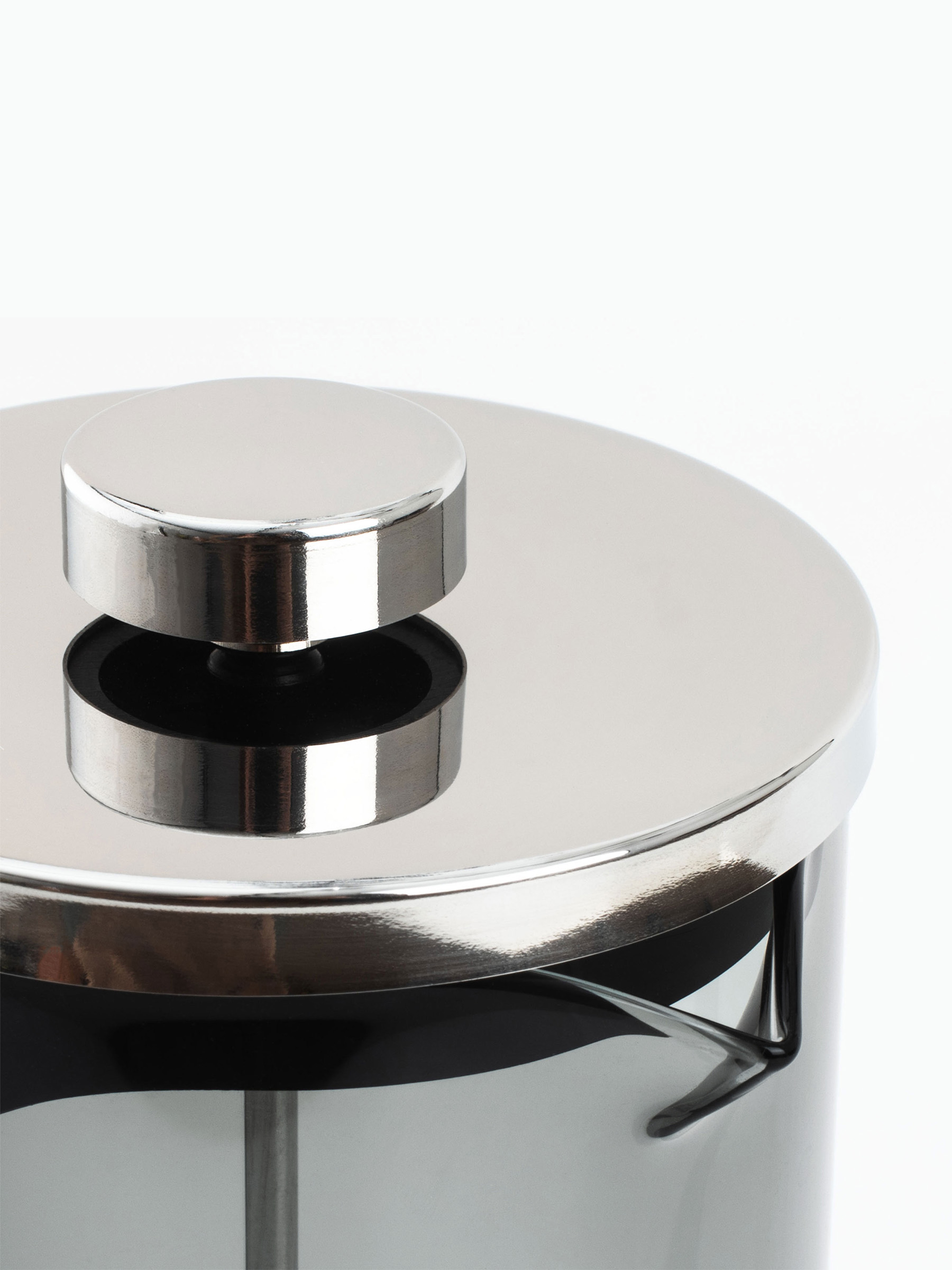 French press, 1,2 l, used glass / steel, grey, Flavor, image-4