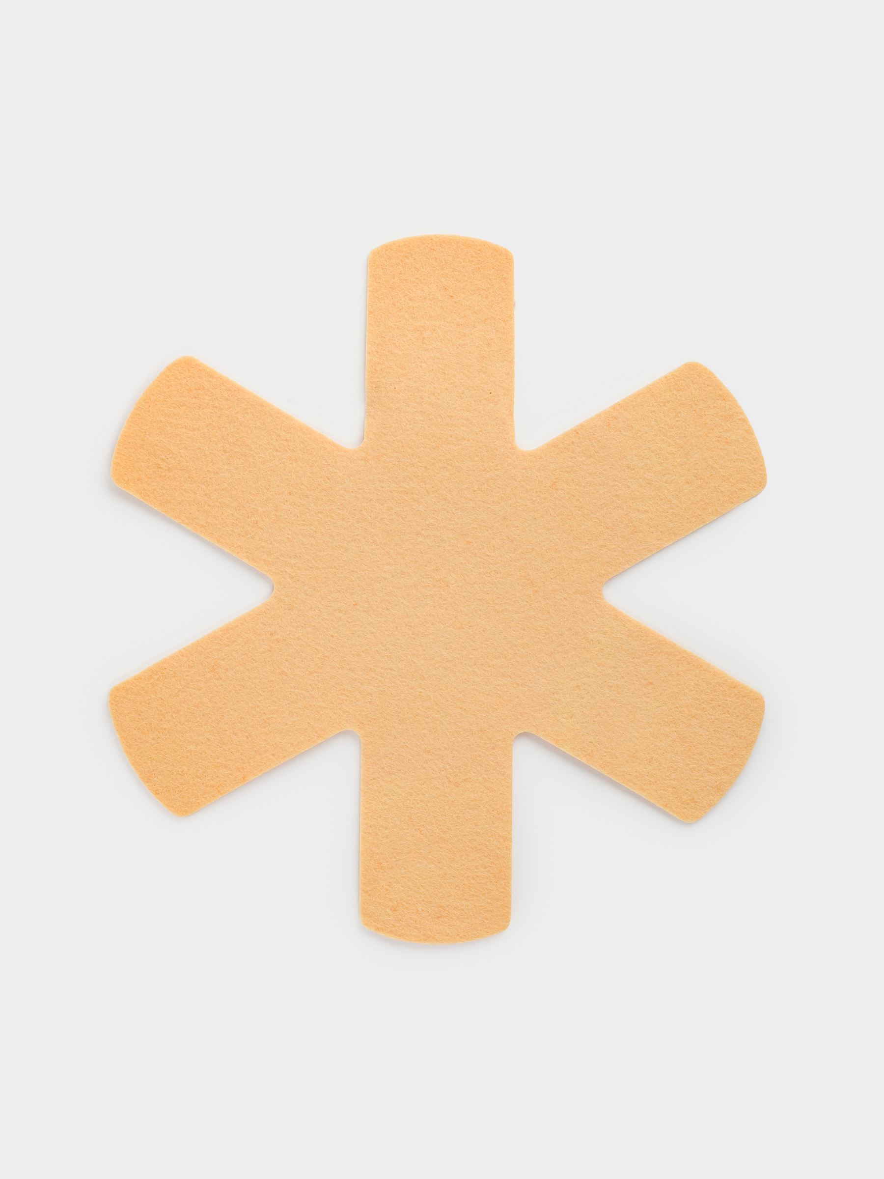 Set of pan protectors, 3 pcs, 38/34/27 cm, felt, gray / beige, Assist, image-4