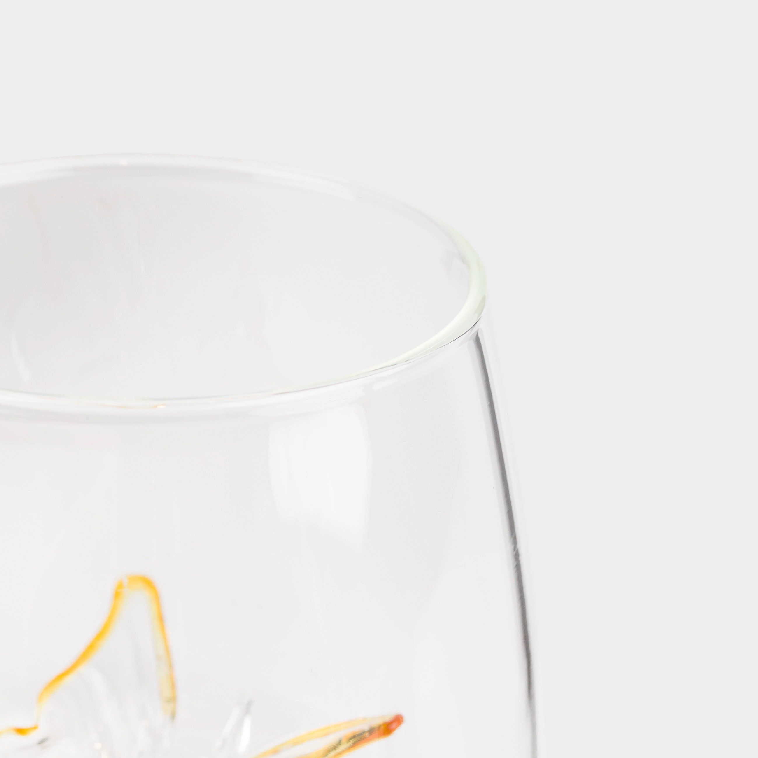 Glass, 9 cm, 400 ml, glass B, Butterfly, Shape, image-2