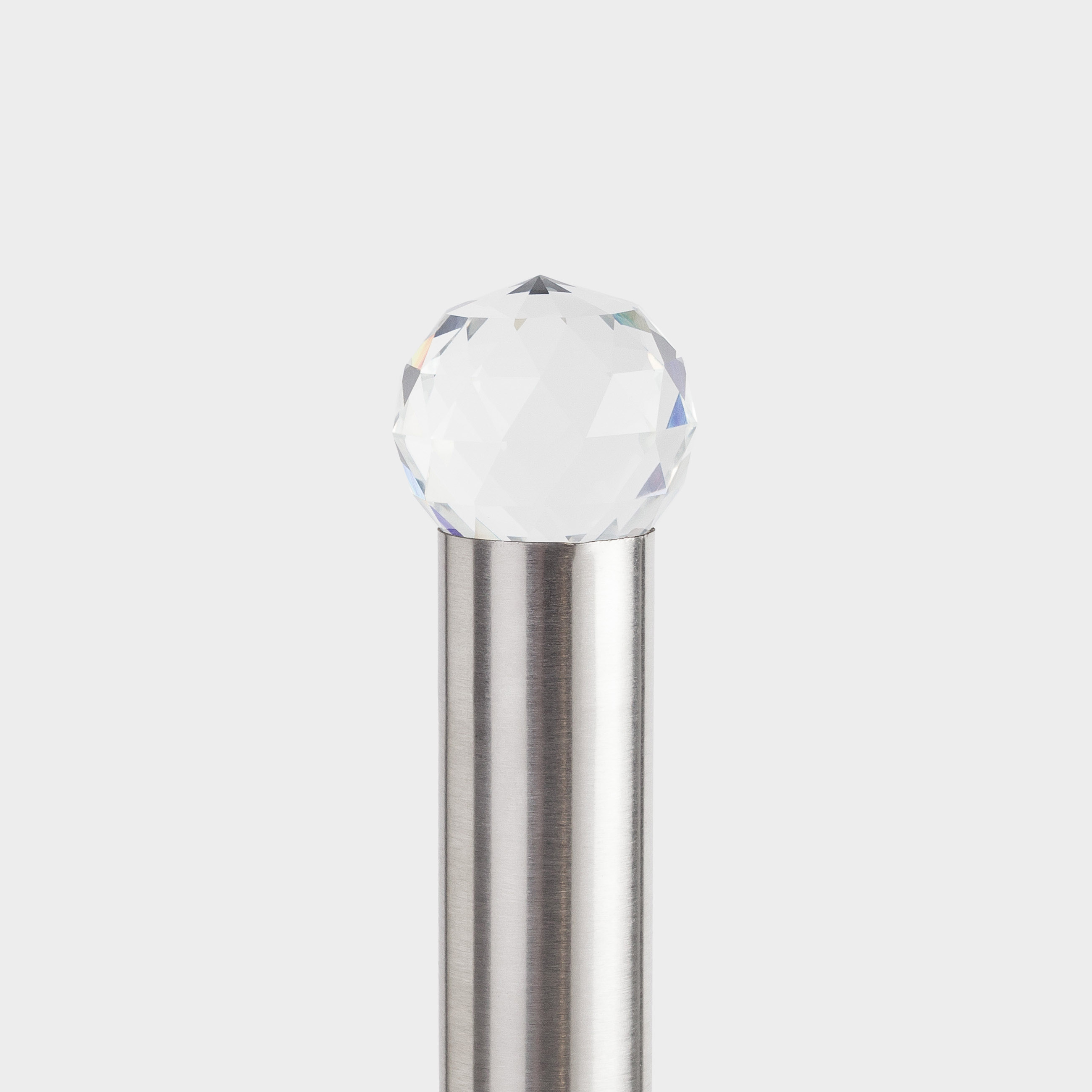 Paper towel holder, 32 cm, Steel / Marble, Silver, Crystal, Classic Marble