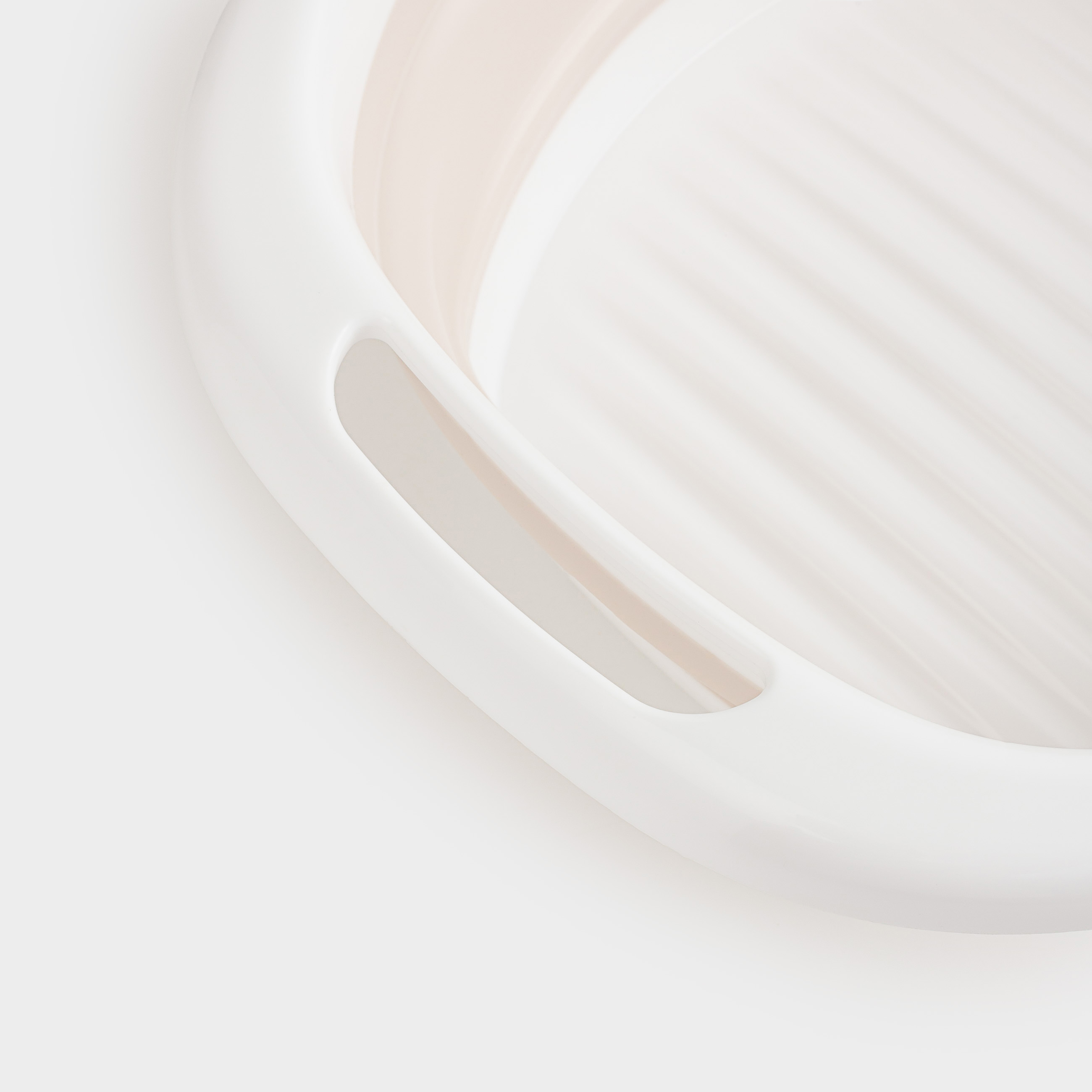 Folding basin, 5 l, ribbed bottom, plastic / rubber, beige-pink, Foldaway