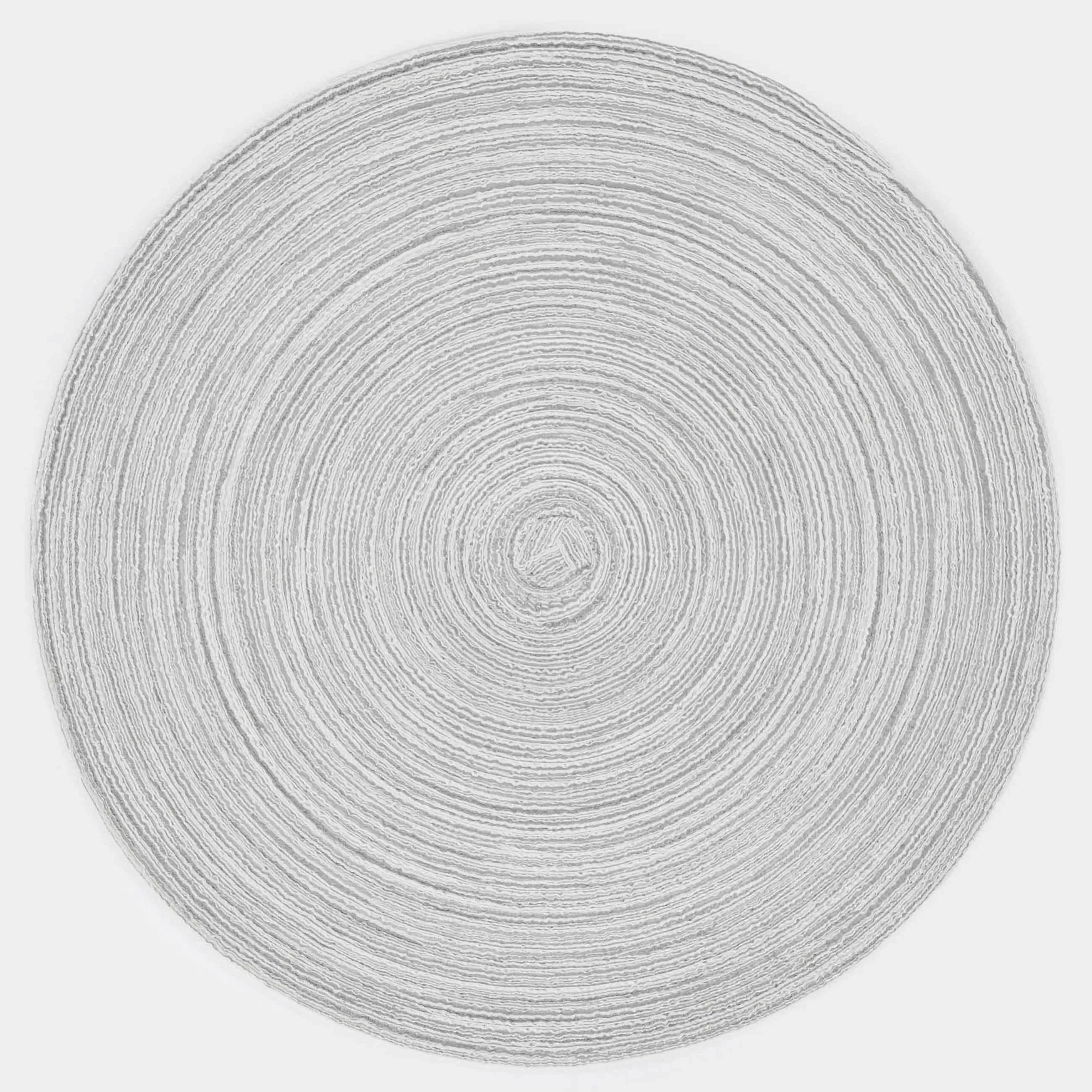 Placemat, 38 cm, polyester, round, sand-beige, Rotary