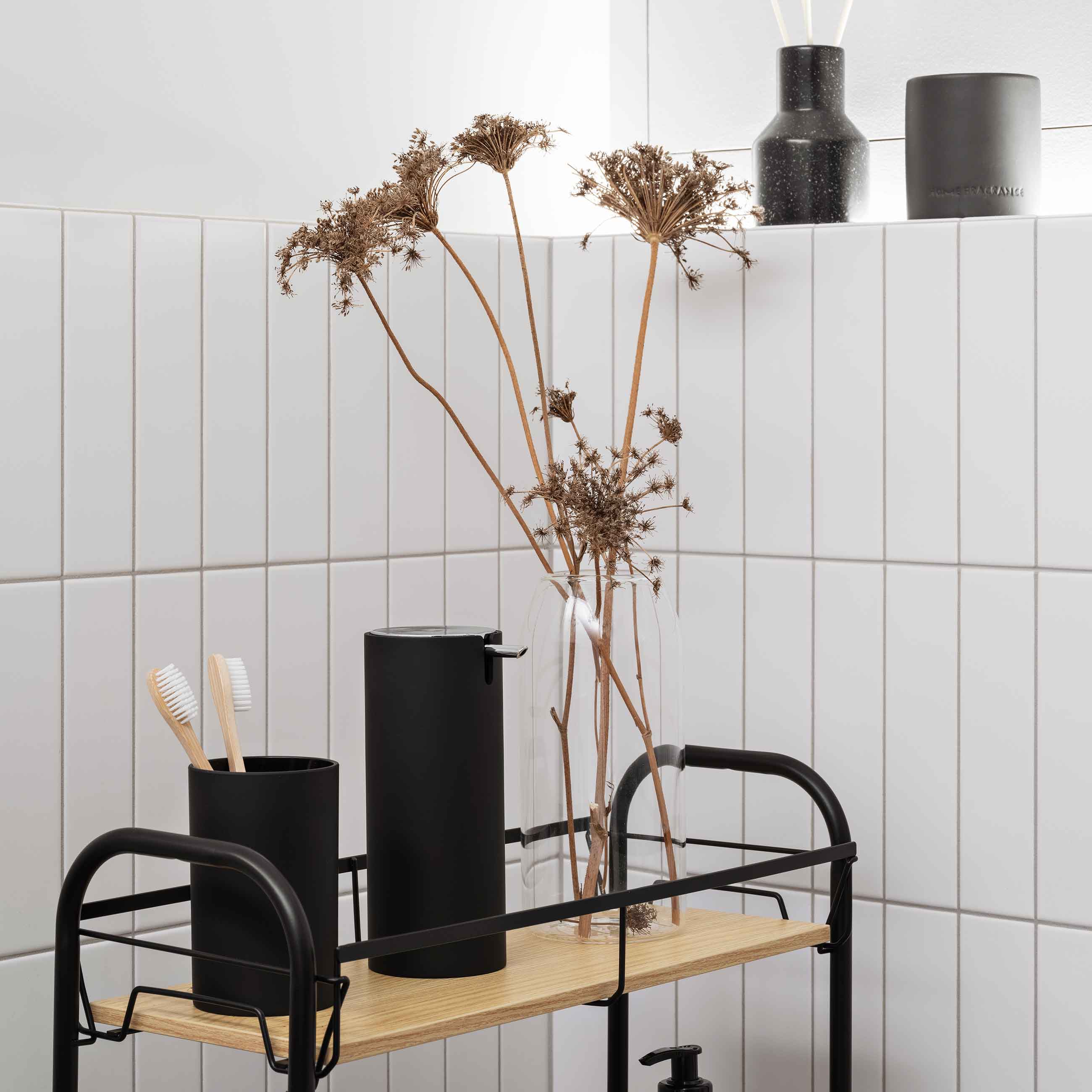 Toothbrush, bamboo, white bristles, Eco life