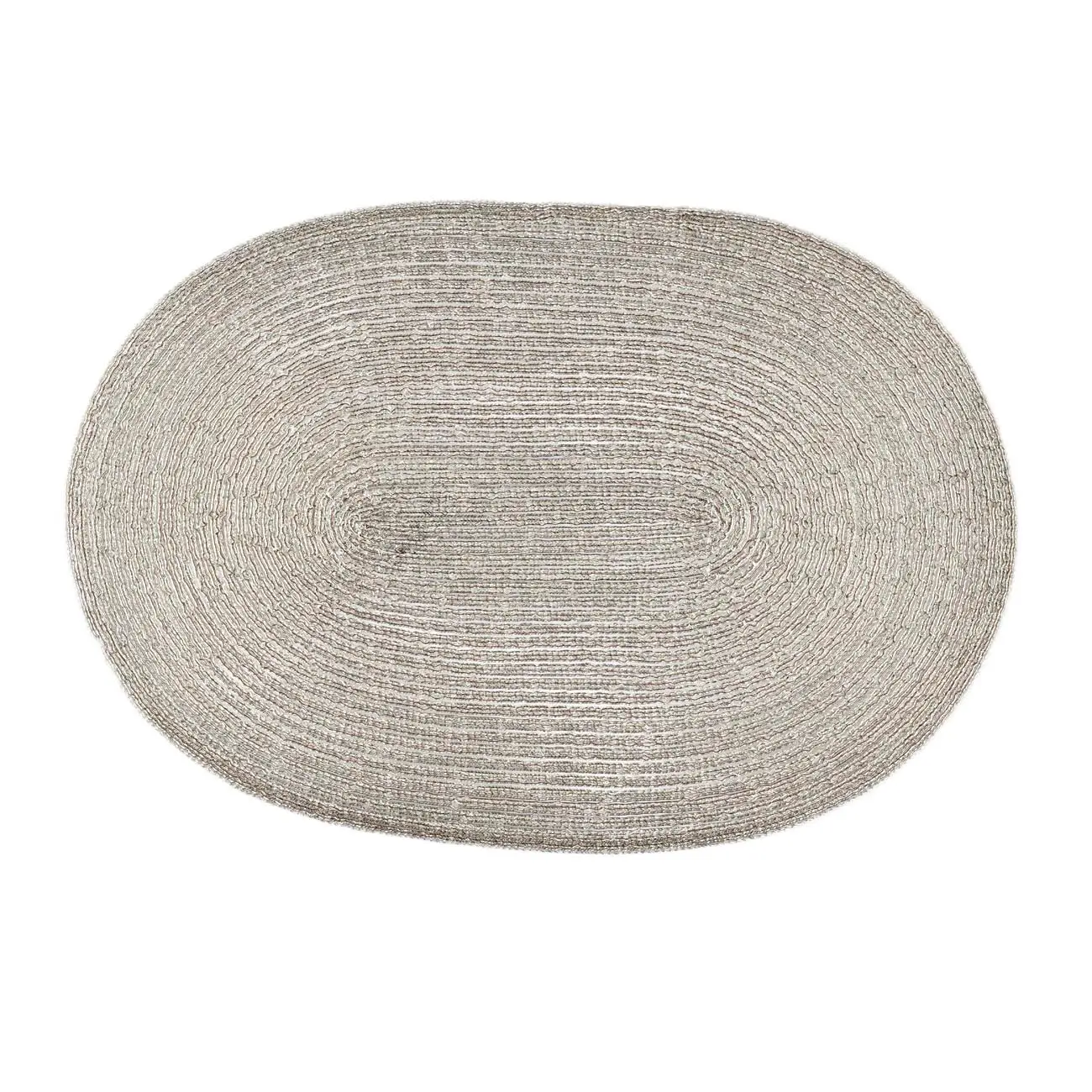Napkin for appliances, 30x45 cm, polyester, oval, champagne, Rotary shine