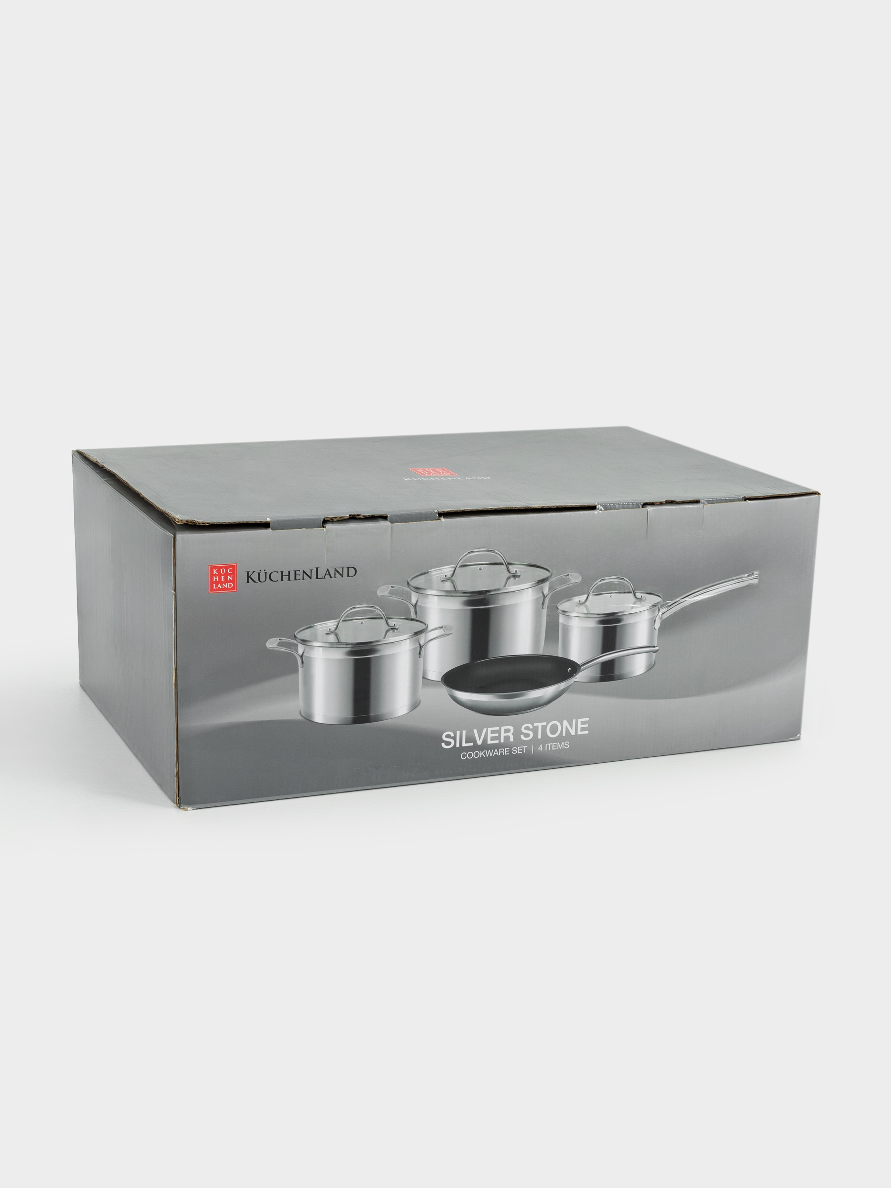 Tableware set, 4 pr, steel, Silver Stone, image-12