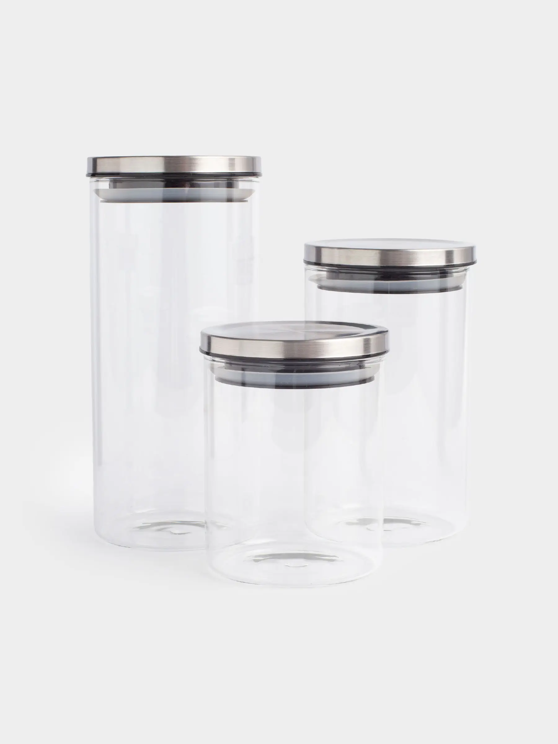 Set of food cans, 3 pcs, glass / metal, Comfort, image-0