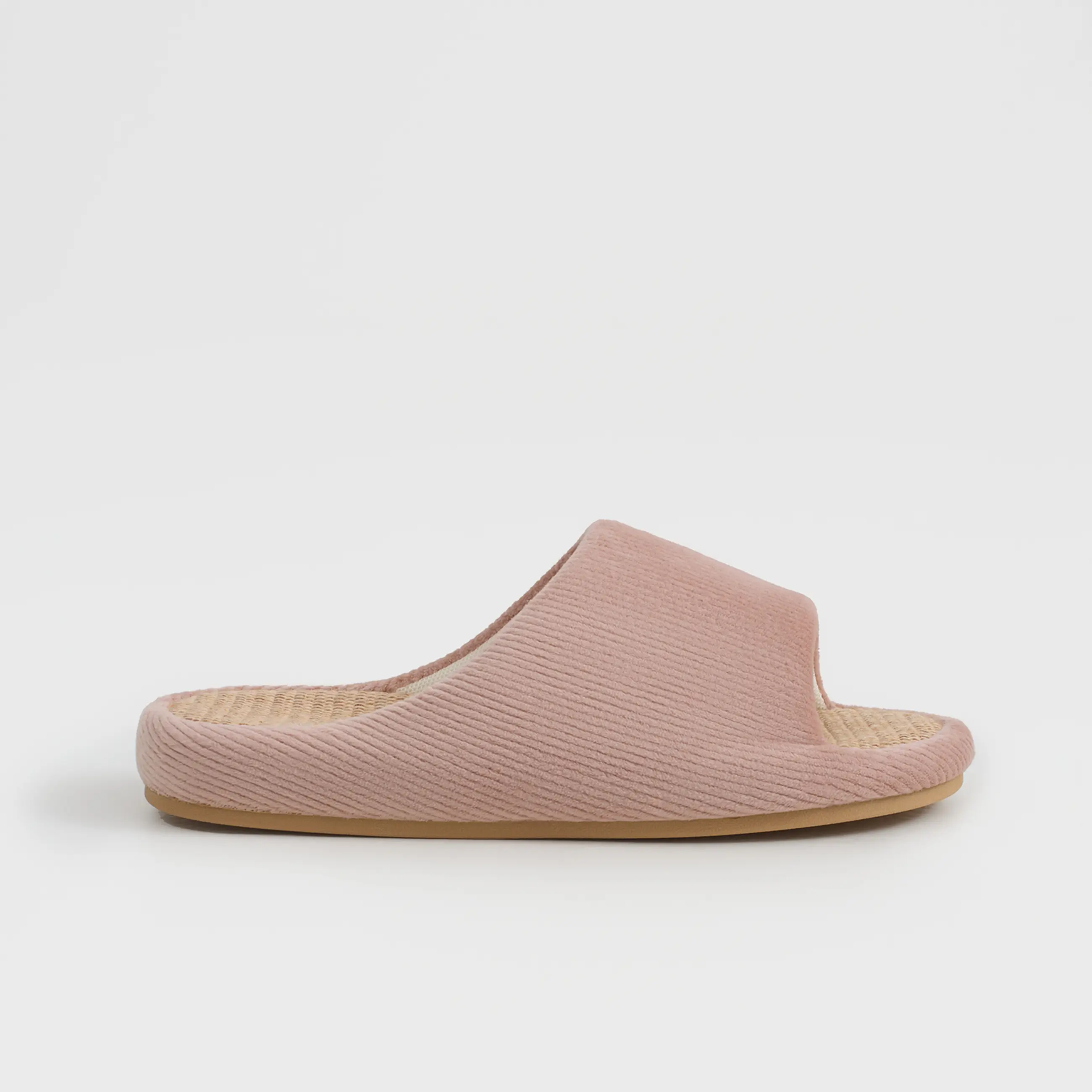 Slippers for women, home, polyester/spandex, peach, Isla
