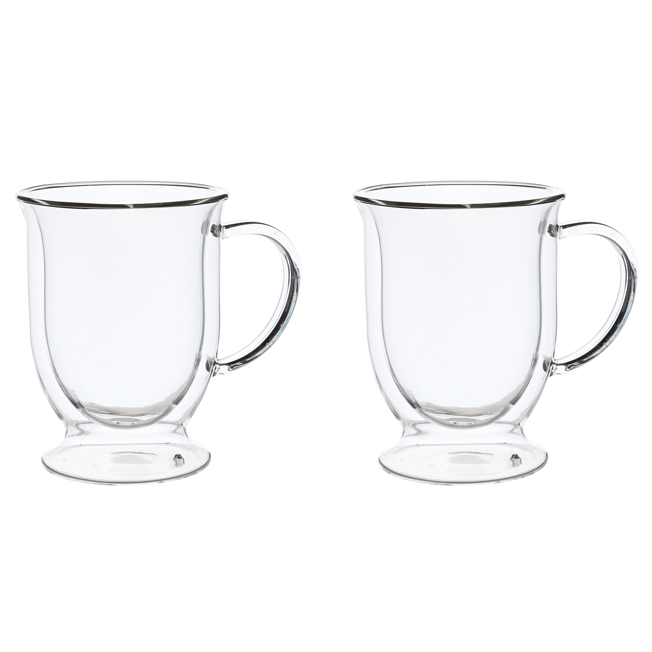 Mug, 350 ml, 2 pcs, on a leg, glass B, Air, image-0