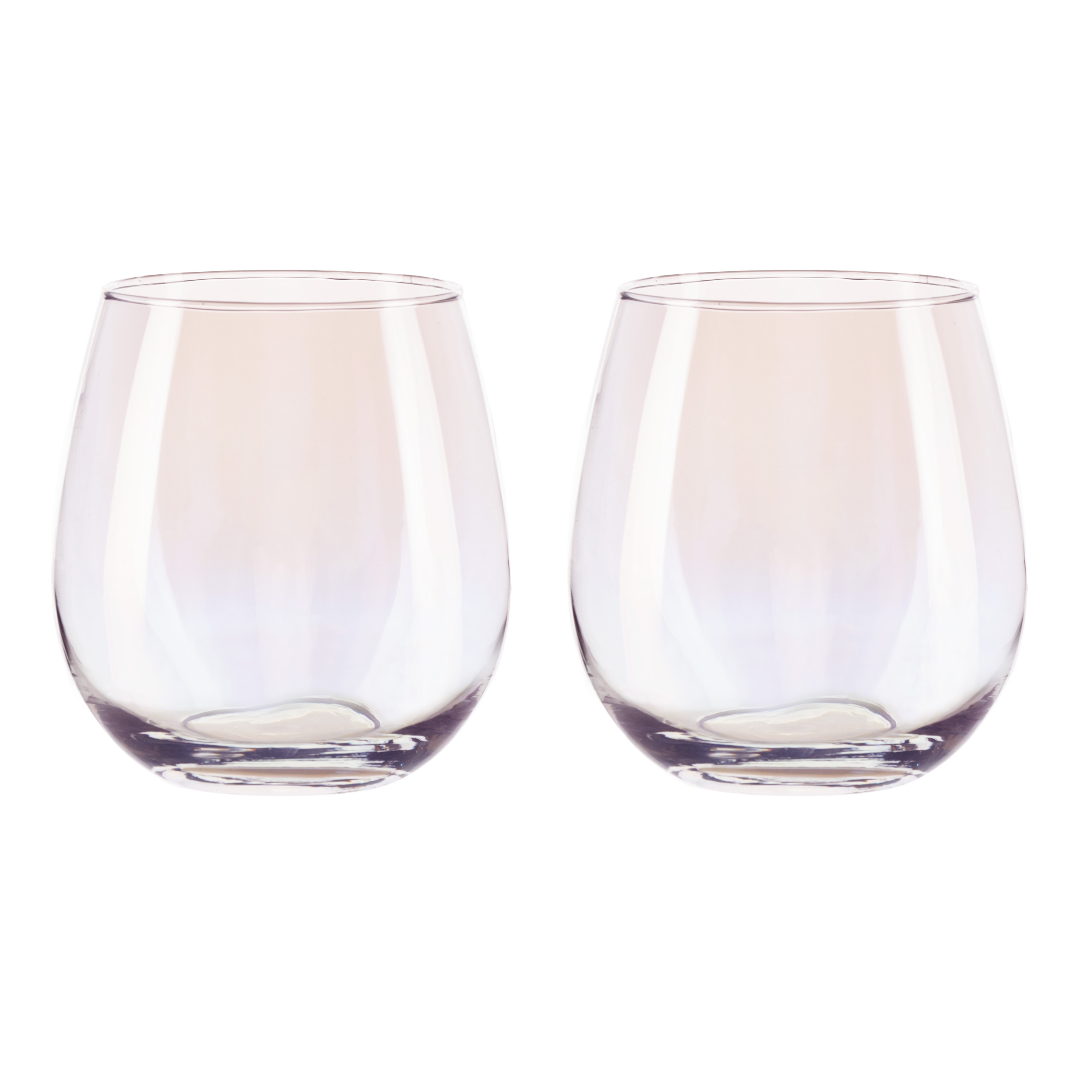 Glass, 10 cm, 460 ml, 2 pcs, glass, mother of pearl, Floyd polar, image-0