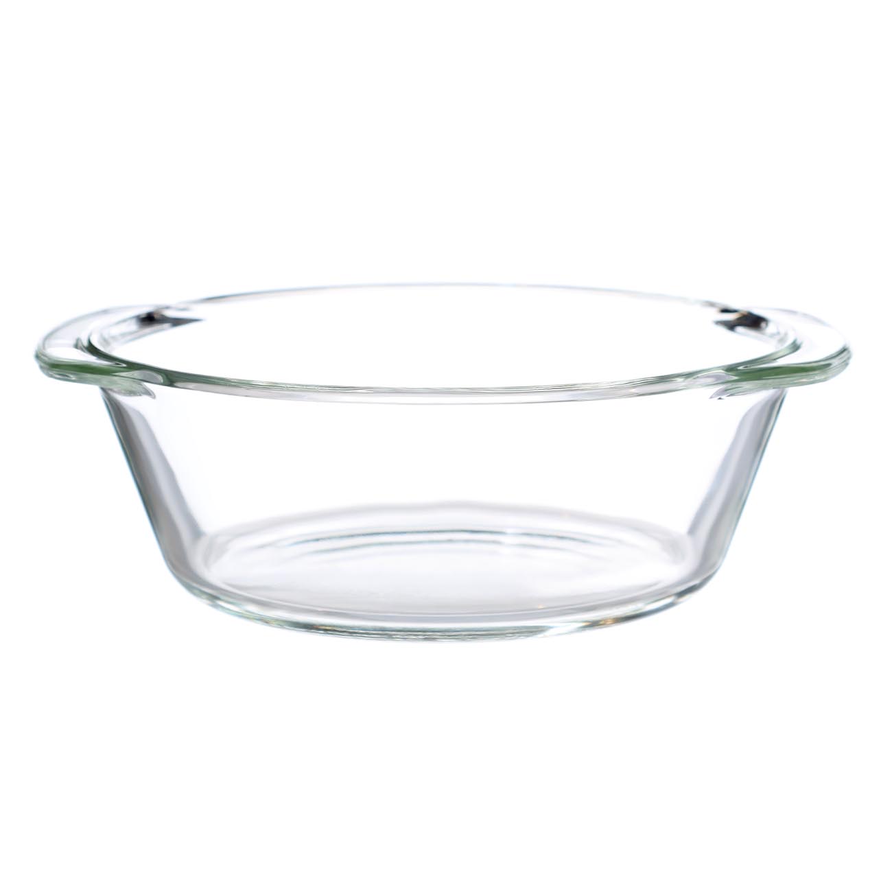 Baking dish, 22 cm, 1,5 l, with lid, Glass T, round, Cook