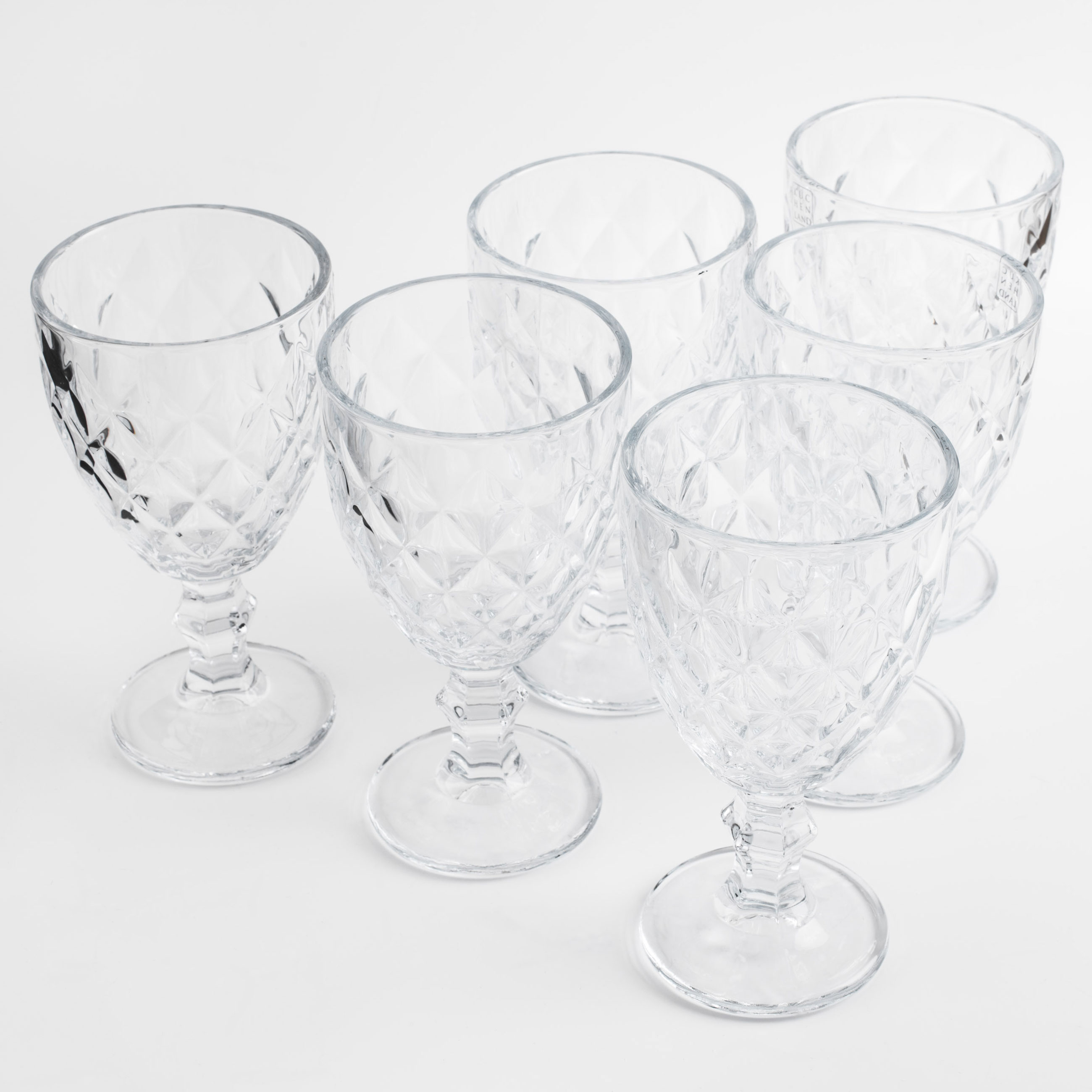 Wine glass, 360 ml, 6 pcs, glass R, Rhomb, image-2