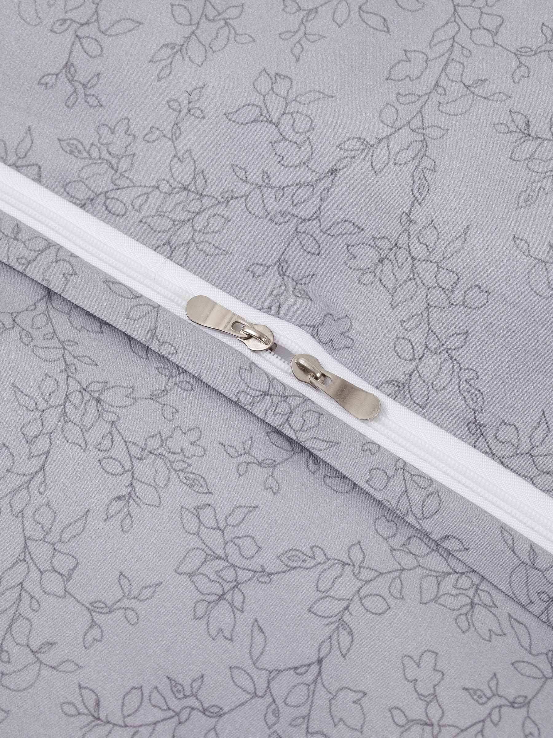 Bed linen set, Euro, Tencel 300 TC, grey, Branches, Tencel, image-6