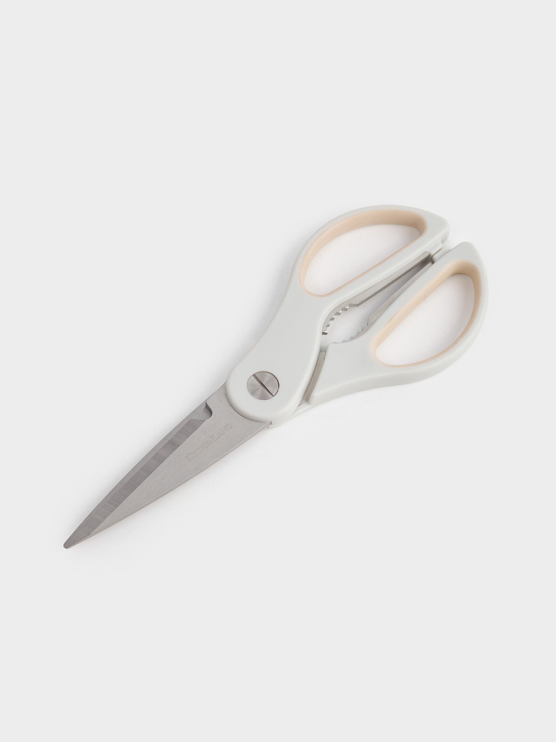 Kitchen scissors, 23 cm, steel/plastic, grey, Soft Kitchen, image-4