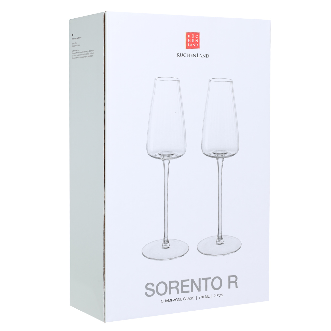 Drinking glass, 270 ml, 2 pcs, glass, Sorento R, image-1
