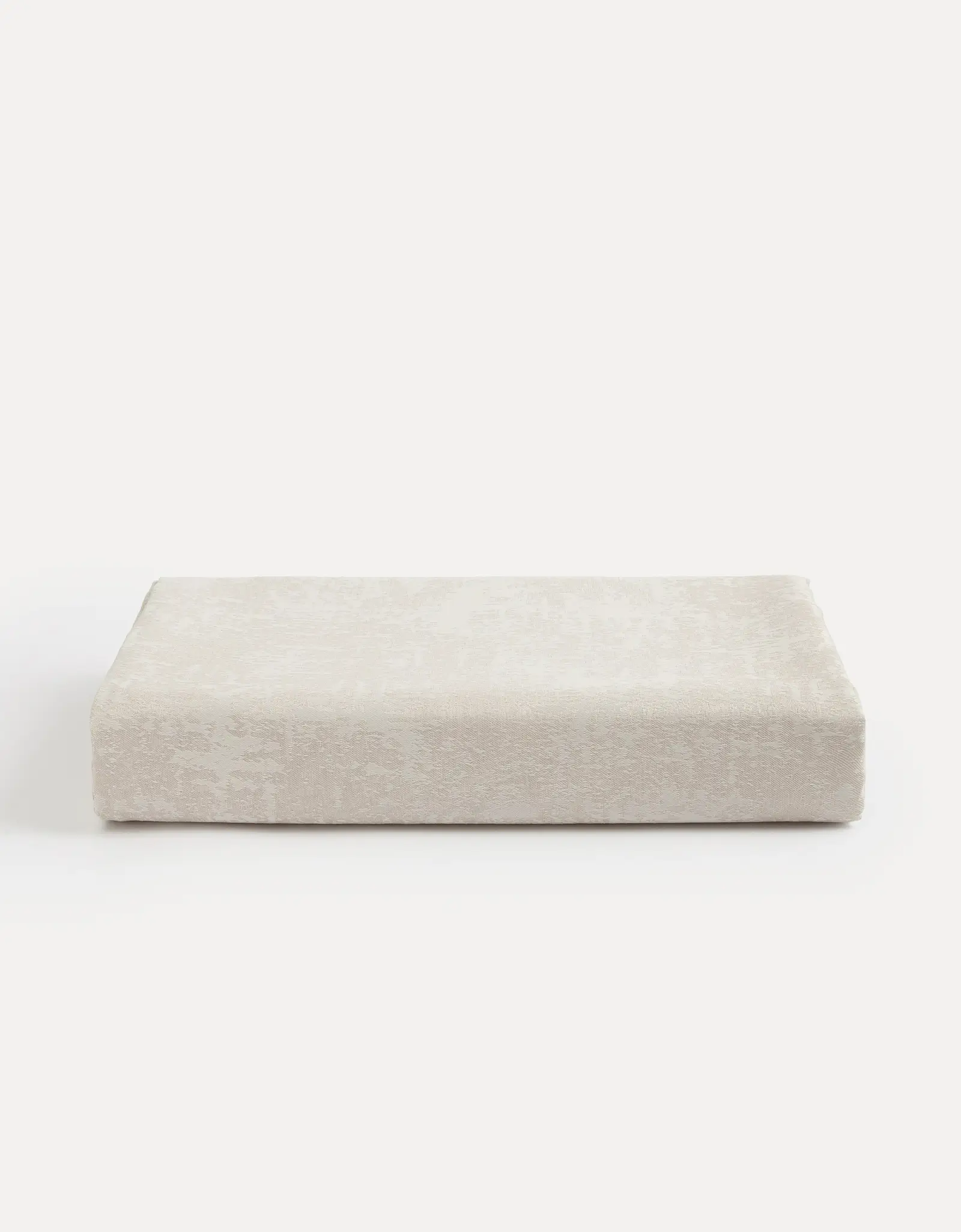 Tablecloth, 160x160 cm, polyester, beige, Jacquard