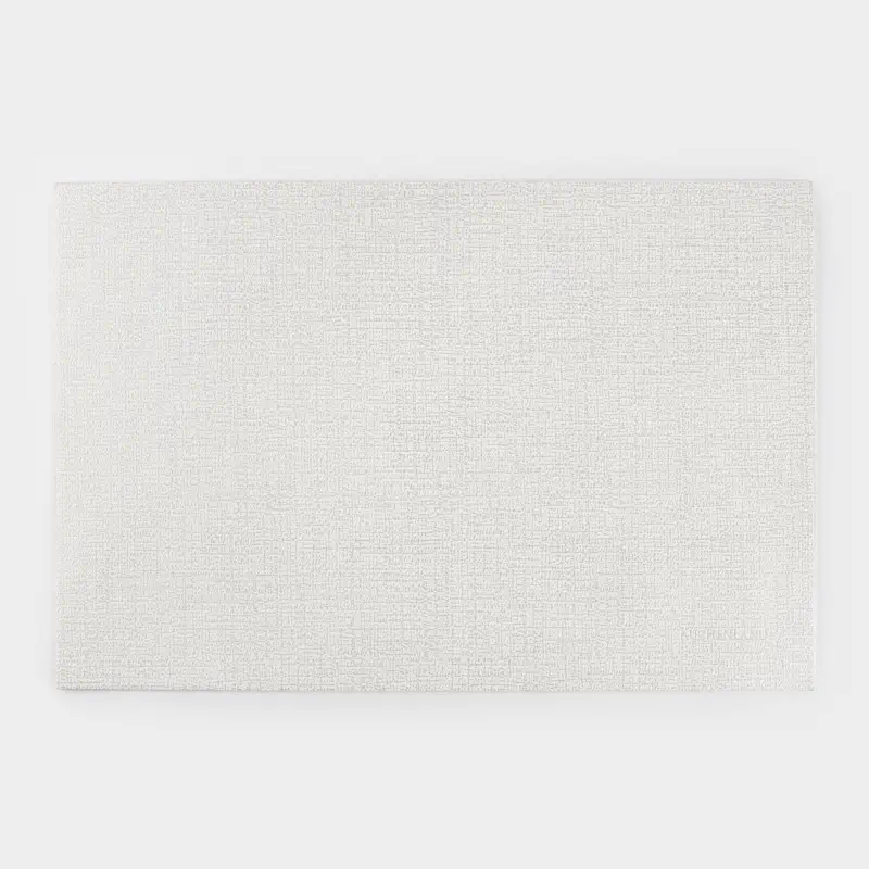 Napkin for appliances, 30x45 cm, PVC, rectangular, white, Silver drops, Rock ,image-0