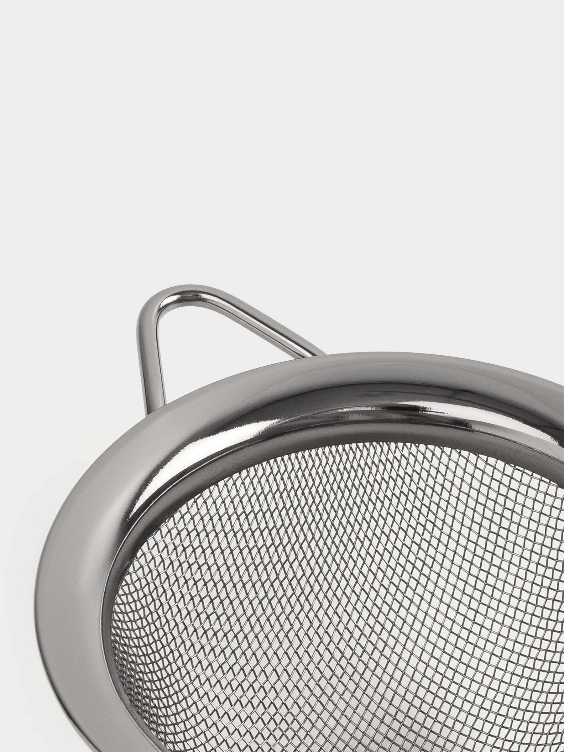 Sieve, 19 cm, with handle, steel, dark grey, Titanium, image-4