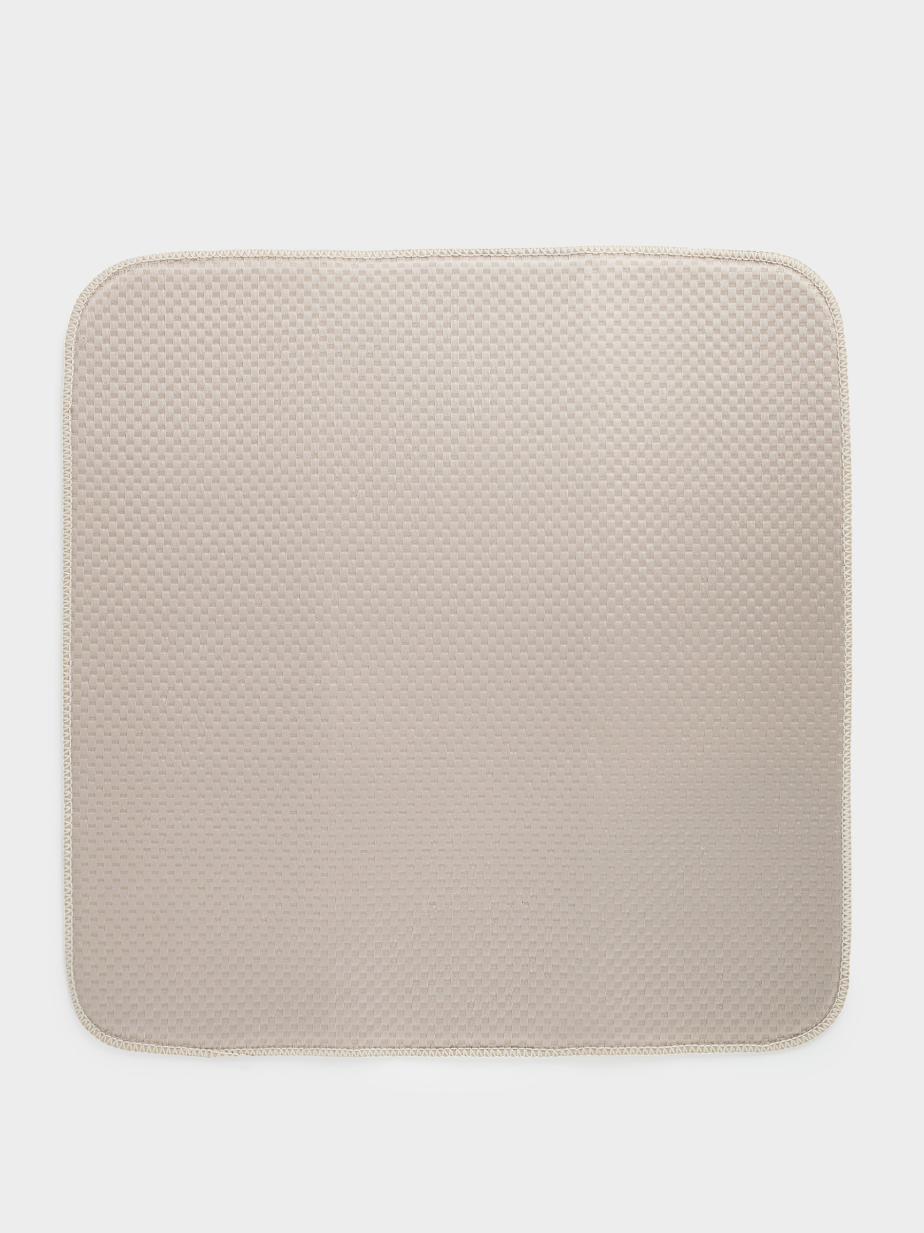 Dish drying mat, 24x44 cm, microfiber, grey-beige, Clean, image-1
