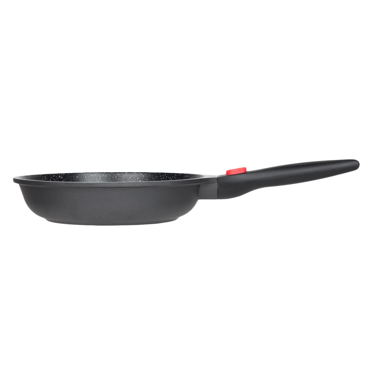 Frying pan, 24 cm, removable handle, coated, aluminum, Solution Red 2