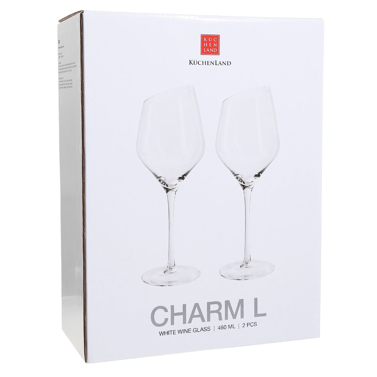Drinking glass, 460 ml, 2 pcs, glass, Charm L, image-1