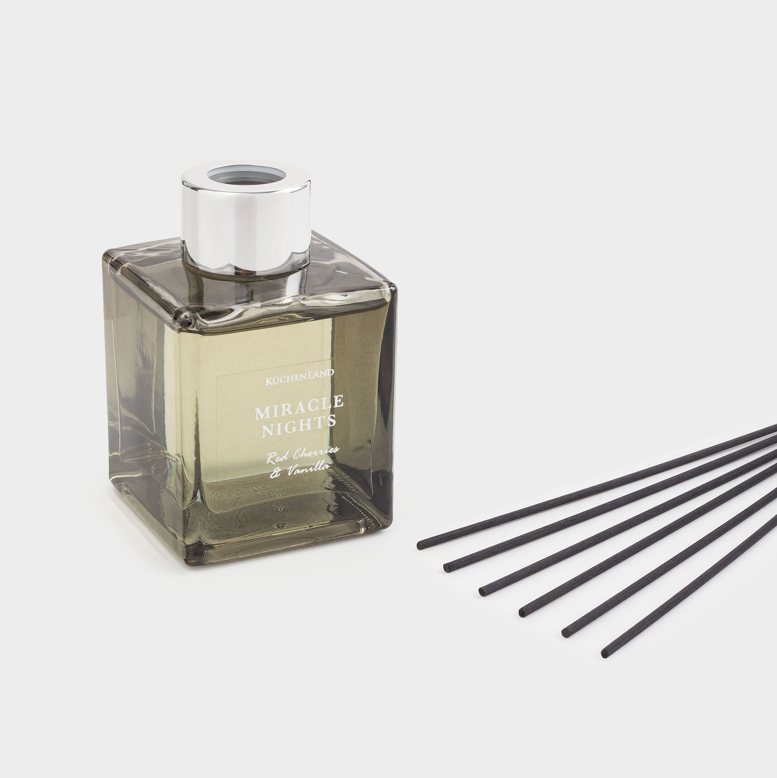 Aroma diffuser, 150 ml, Grey, Red Cherries & Vanilla, Miracle nights