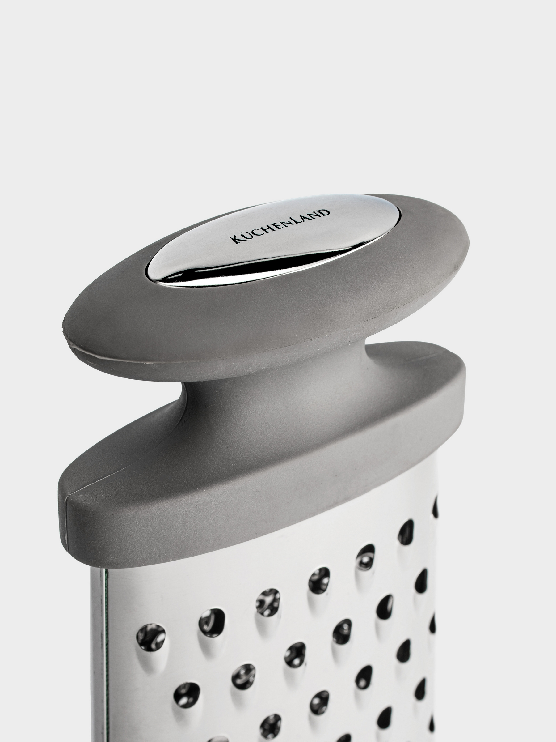 Grater, 15 cm, two-sided, steel / plastic, grey, Thin, image-4