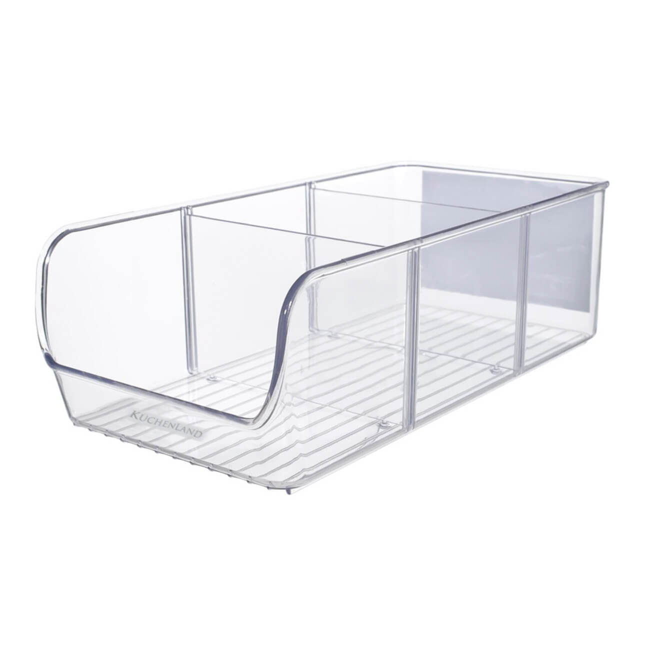Refrigerator organizer box, 27x14 cm, 3 units, plastic, Basic