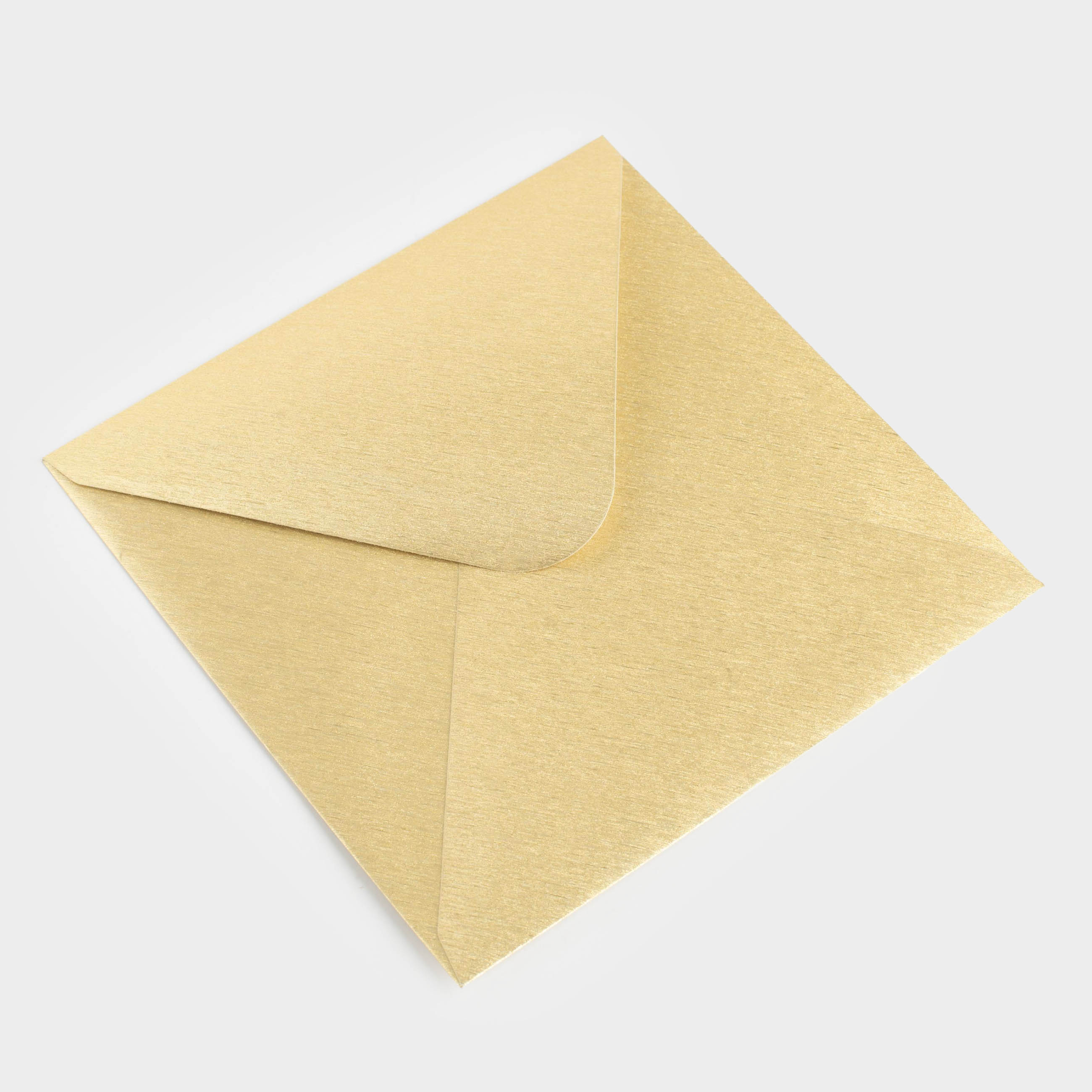 Gift envelope, 15 cm, paper, square, golden, Congrats