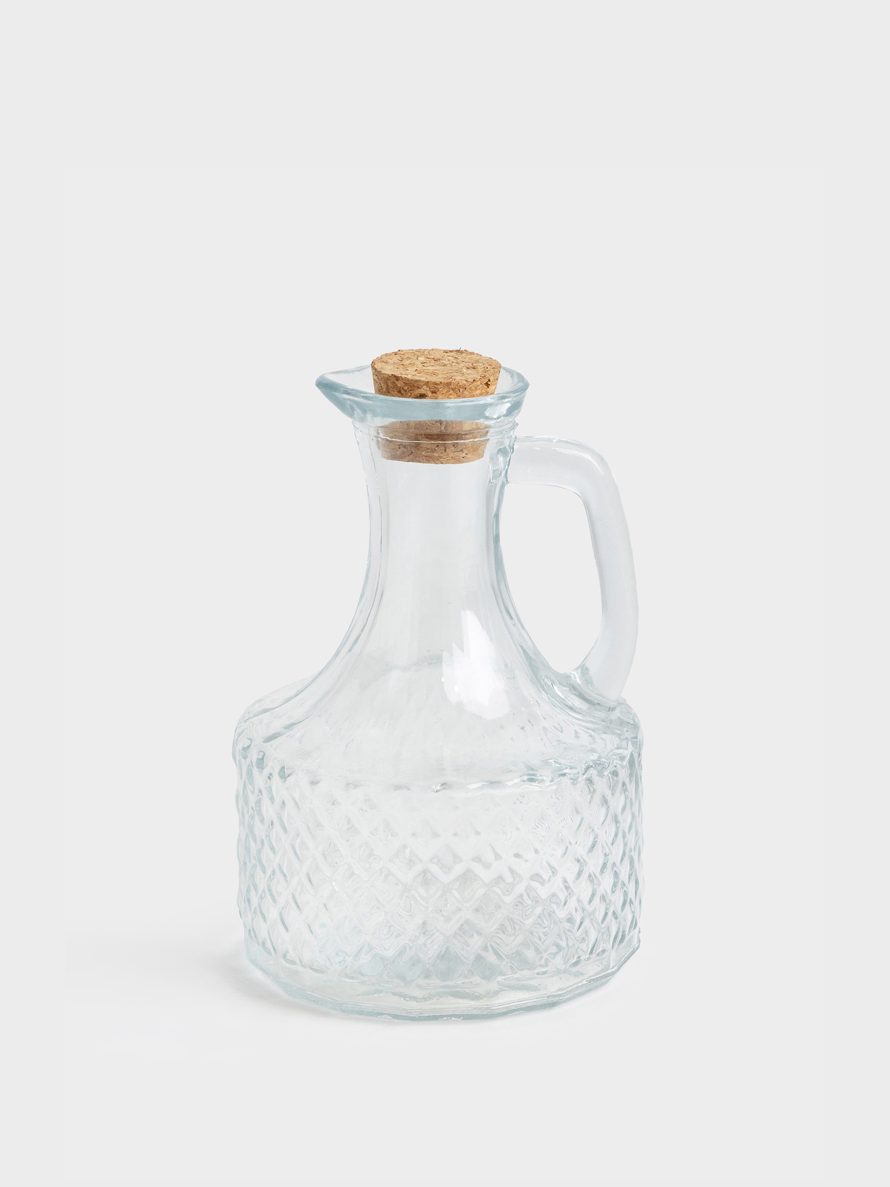 Oil or vinegar container, 400 ml, with handle, glass R / stopper, Naiad, image-1