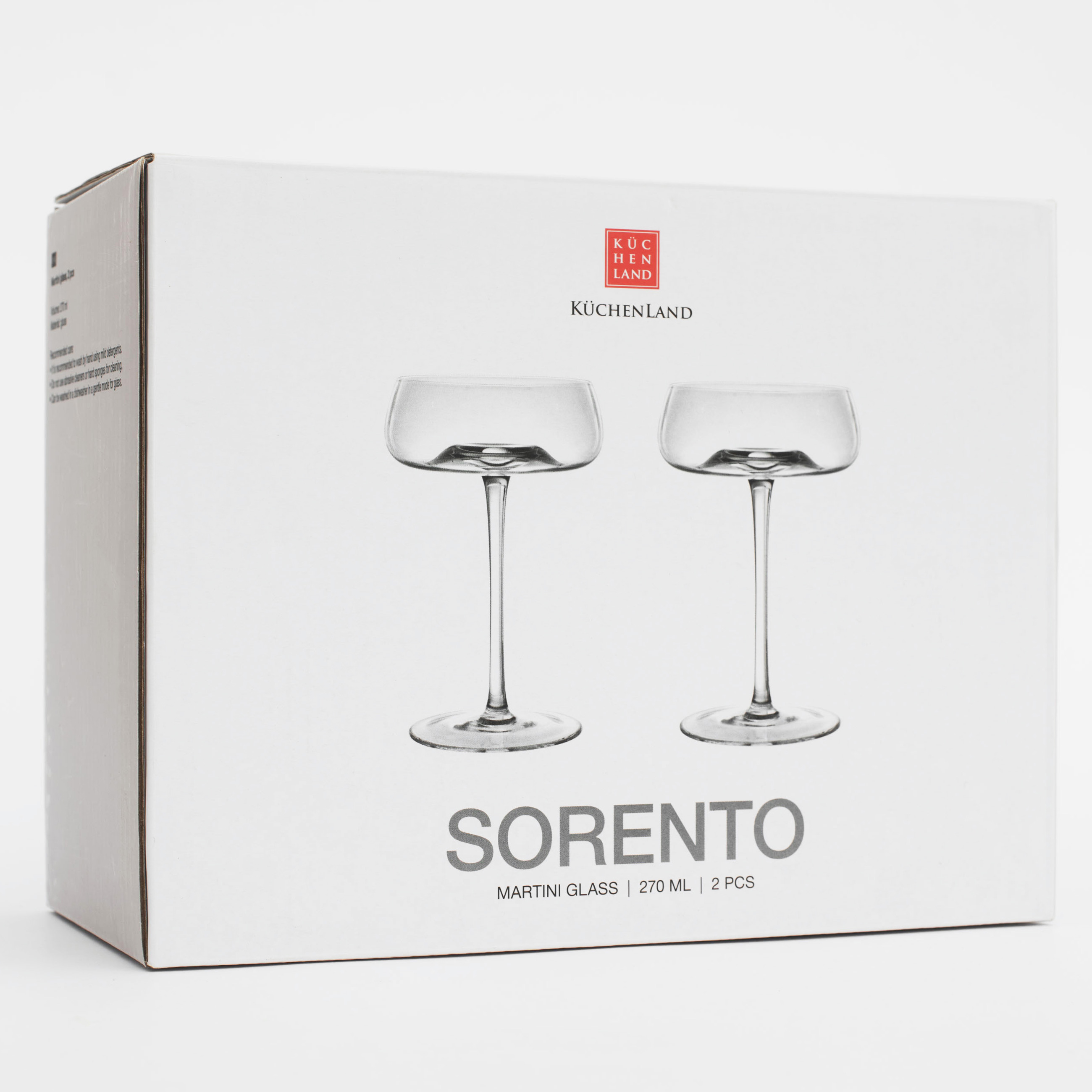 Drinking glass, 270 ml, 2 pcs, glass, Sorento, image-6