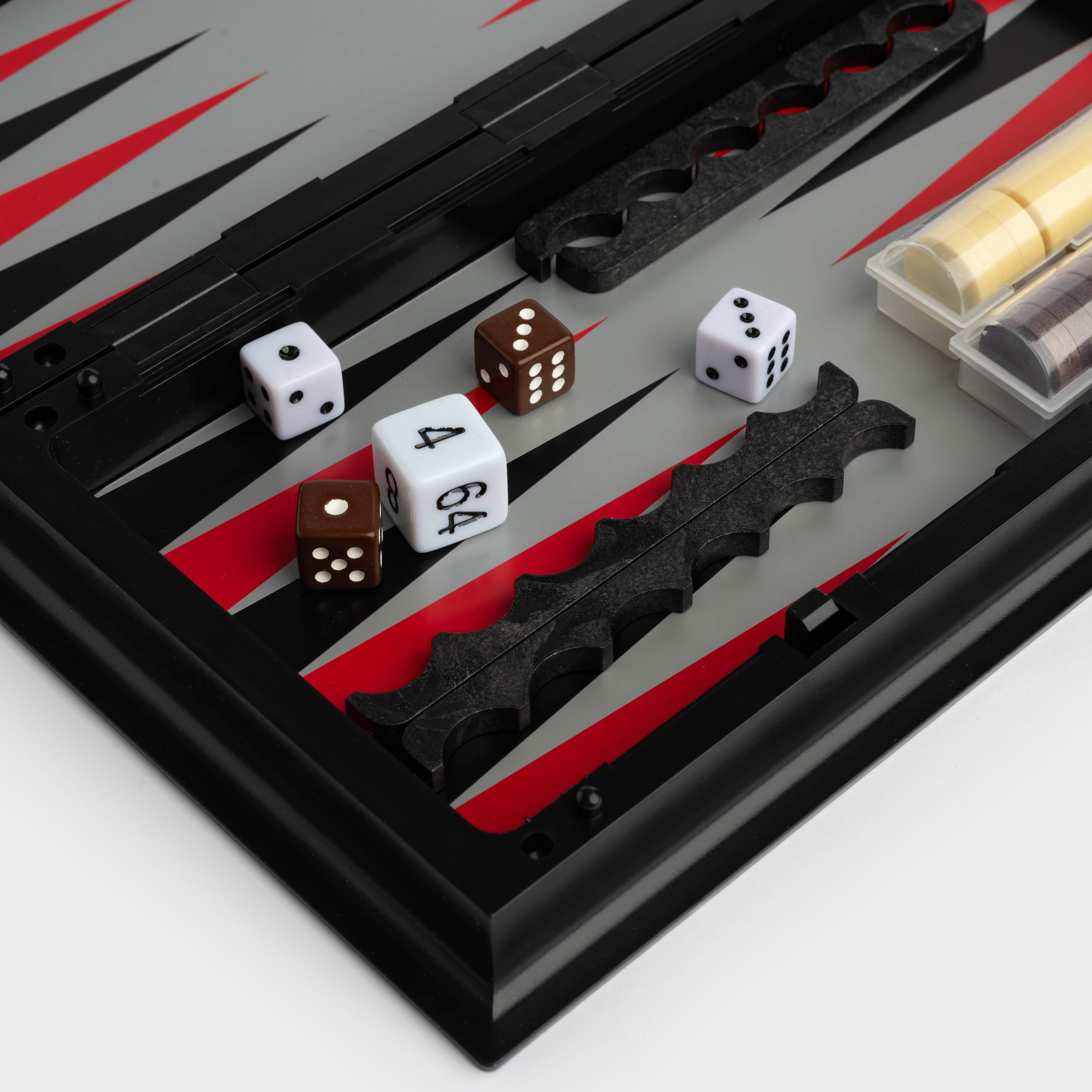 Board game, 25x25 cm, checkers/backgammon, road, plastic, Hobby light, image-8