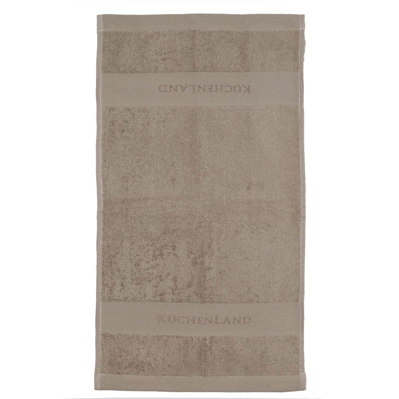 Kitchen towel, 30x60 cm, 2 pcs, cotton, beige / brown, Mong