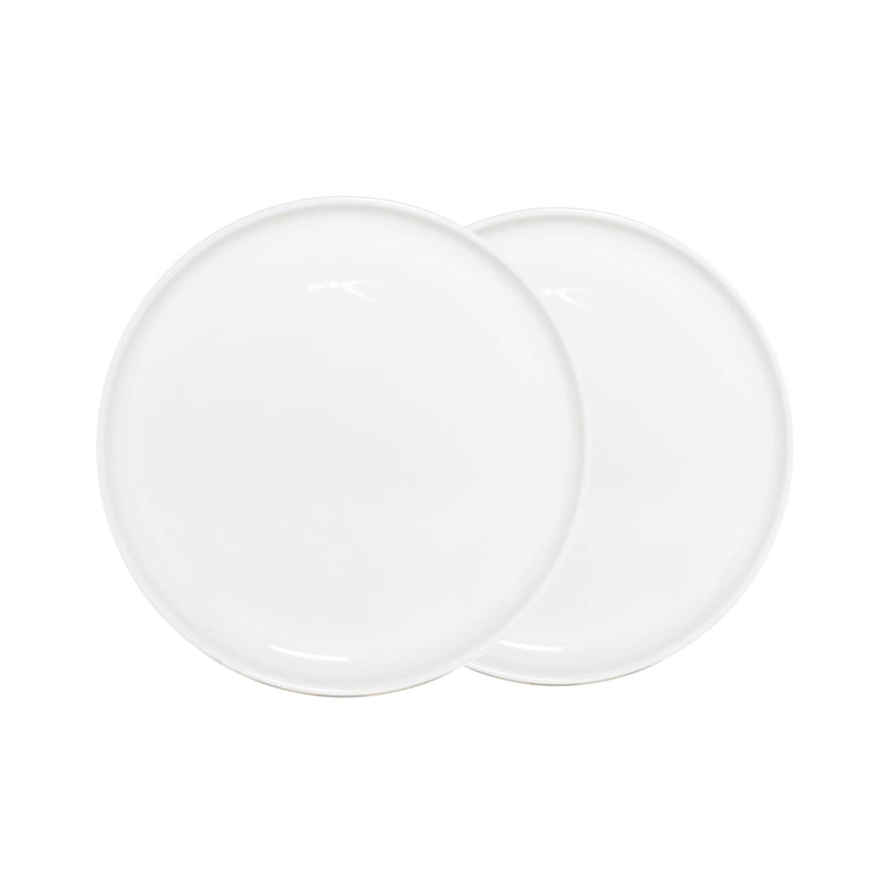 Dessert plate, 20 cm, 2 pcs, porcelain F, white, Ideal white