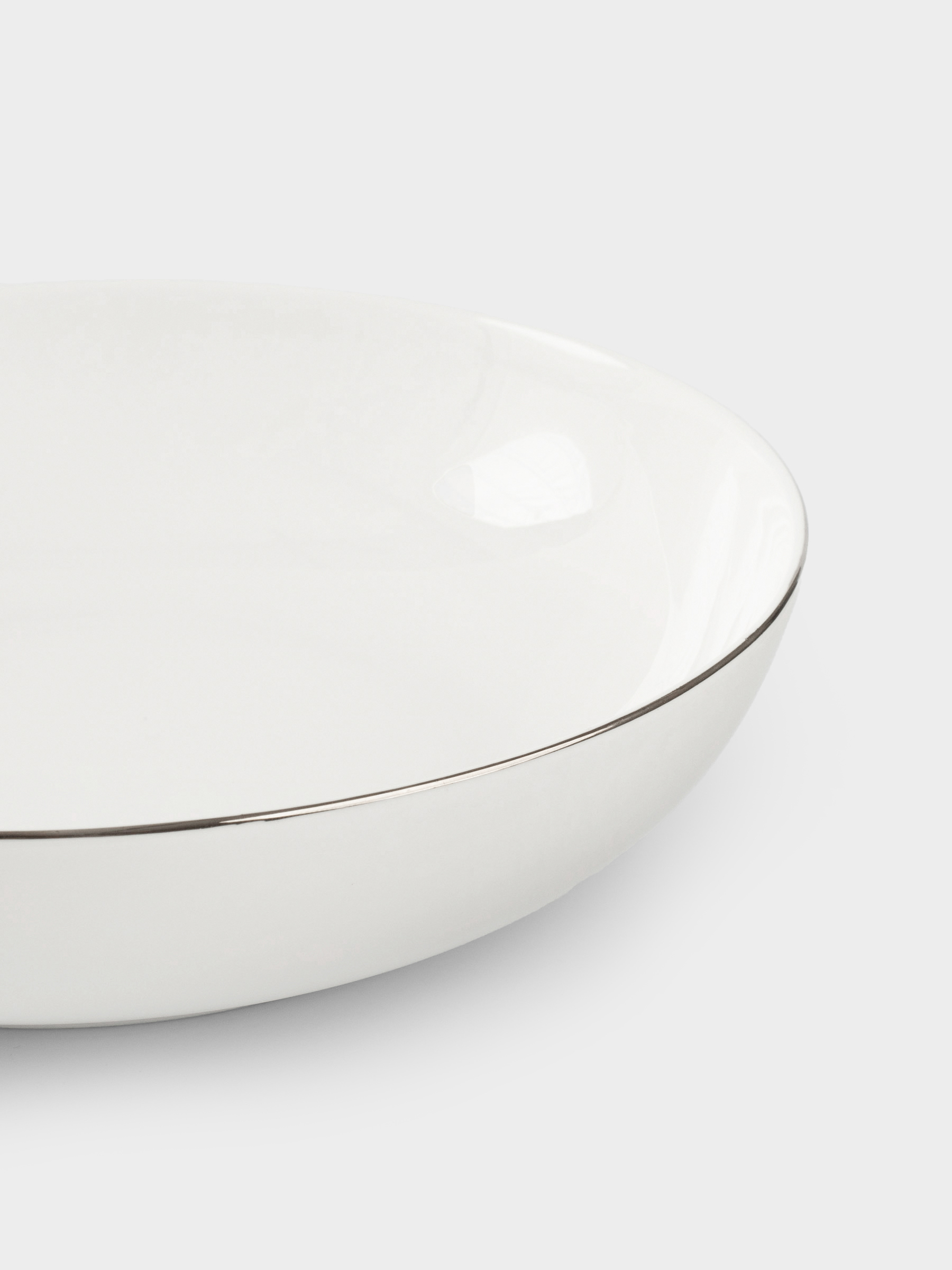 Dining set, 6 pers, 18 pr, porcelain F, white, Ideal silver, image-7