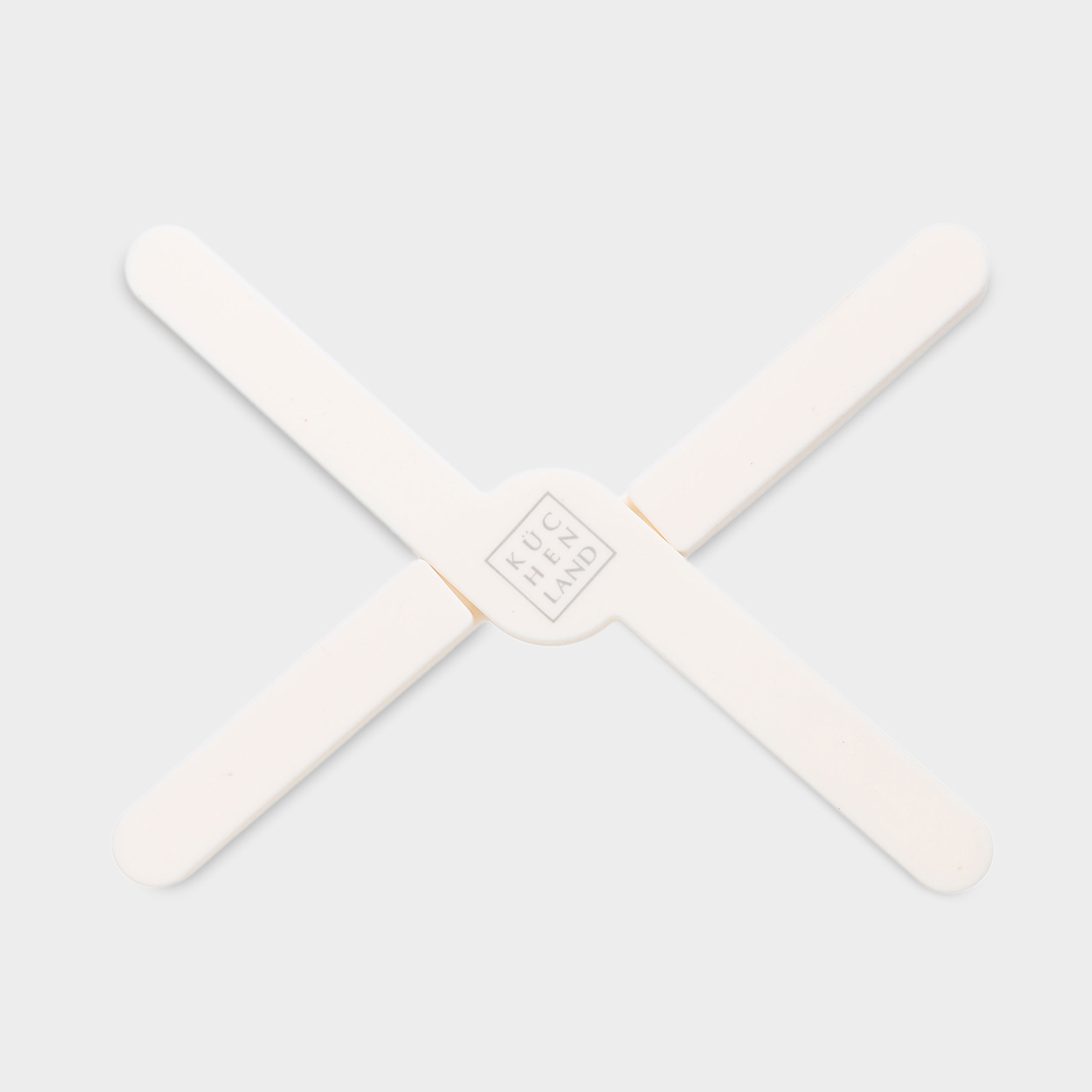Hot plate, 21 cm, folding, silicone, Milk, Soft kitchen, image-0