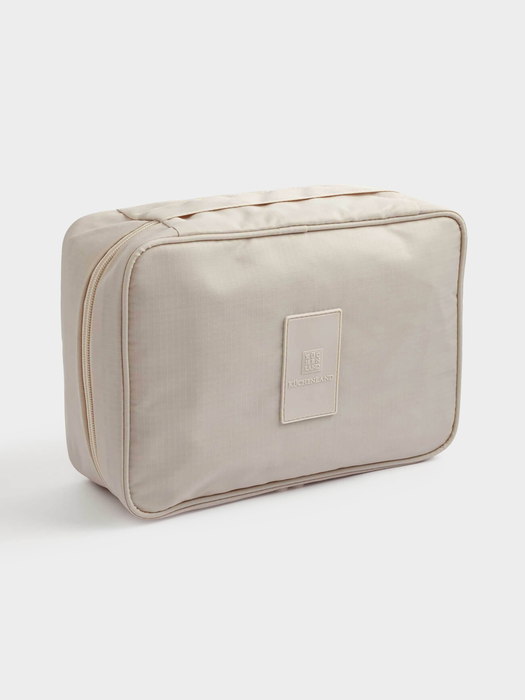 Travel Cosmetic Bag, 27х18 cm, polyester, beige, Easy Travel
