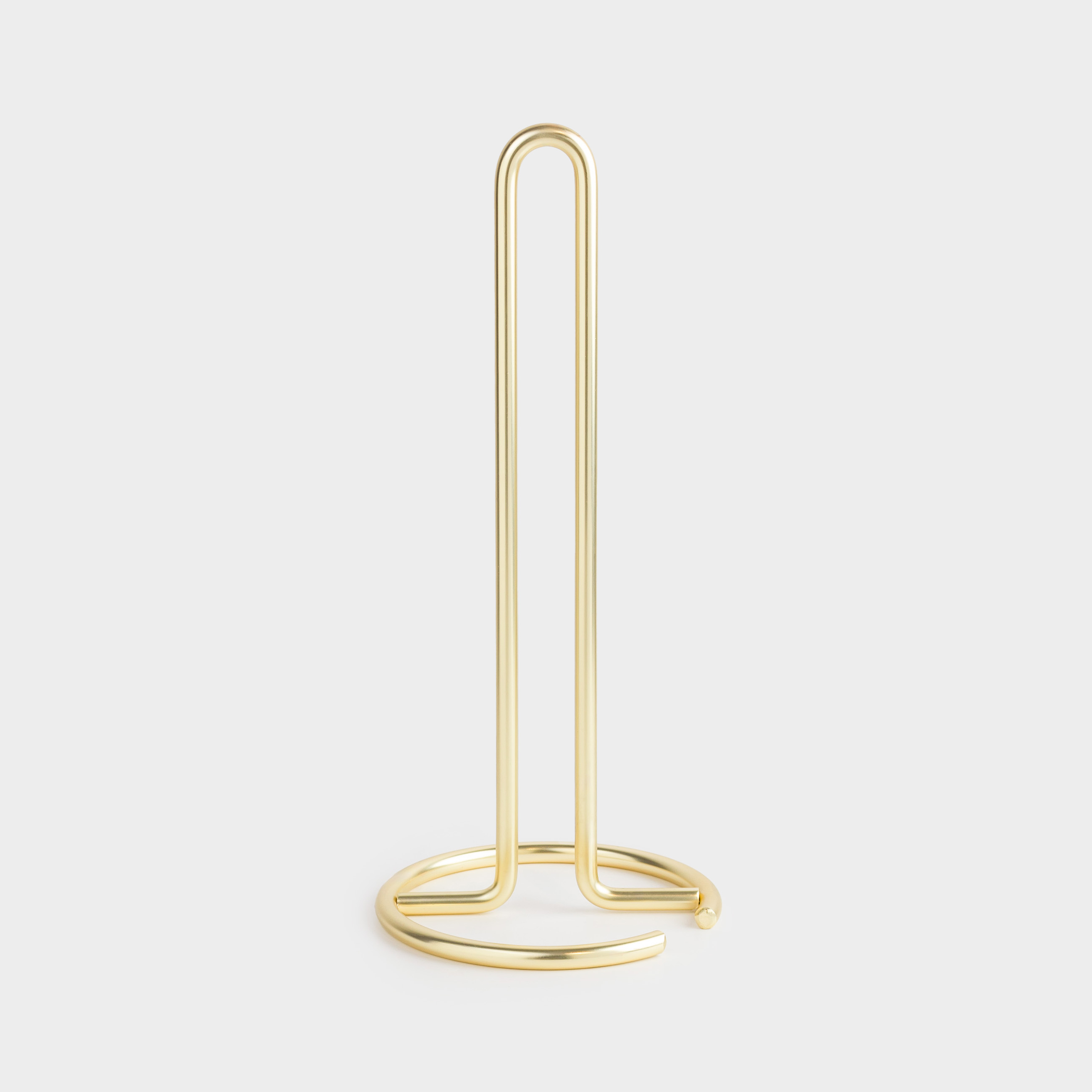 Paper towel holder, 31 cm, metal, golden, Classic gold