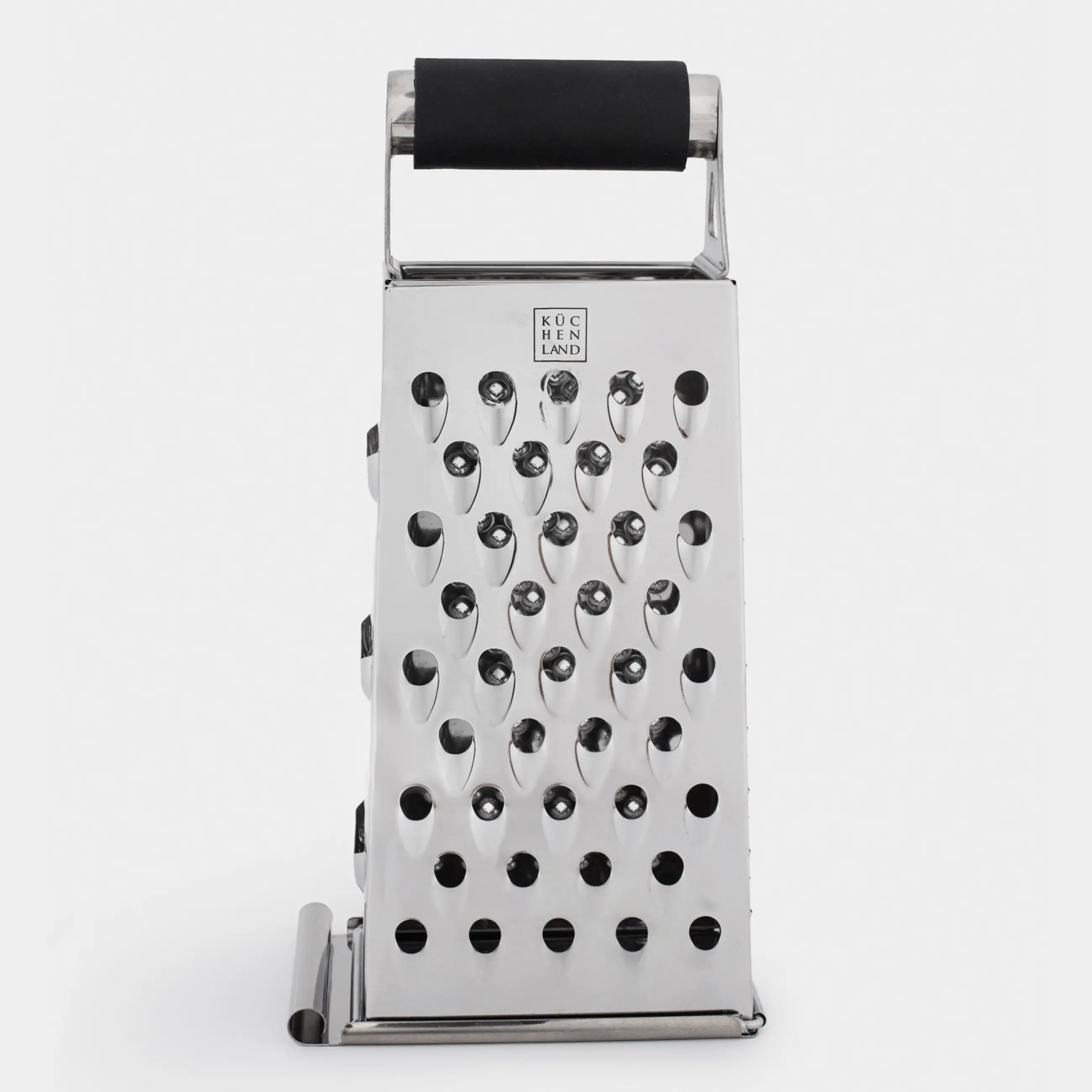 Grater, 24 cm, four-sided, black, Kitchen tools