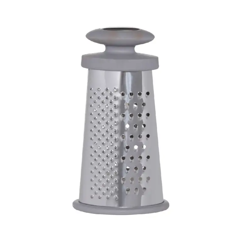 Grater, 15 cm, two-sided, steel / plastic, grey, Thin