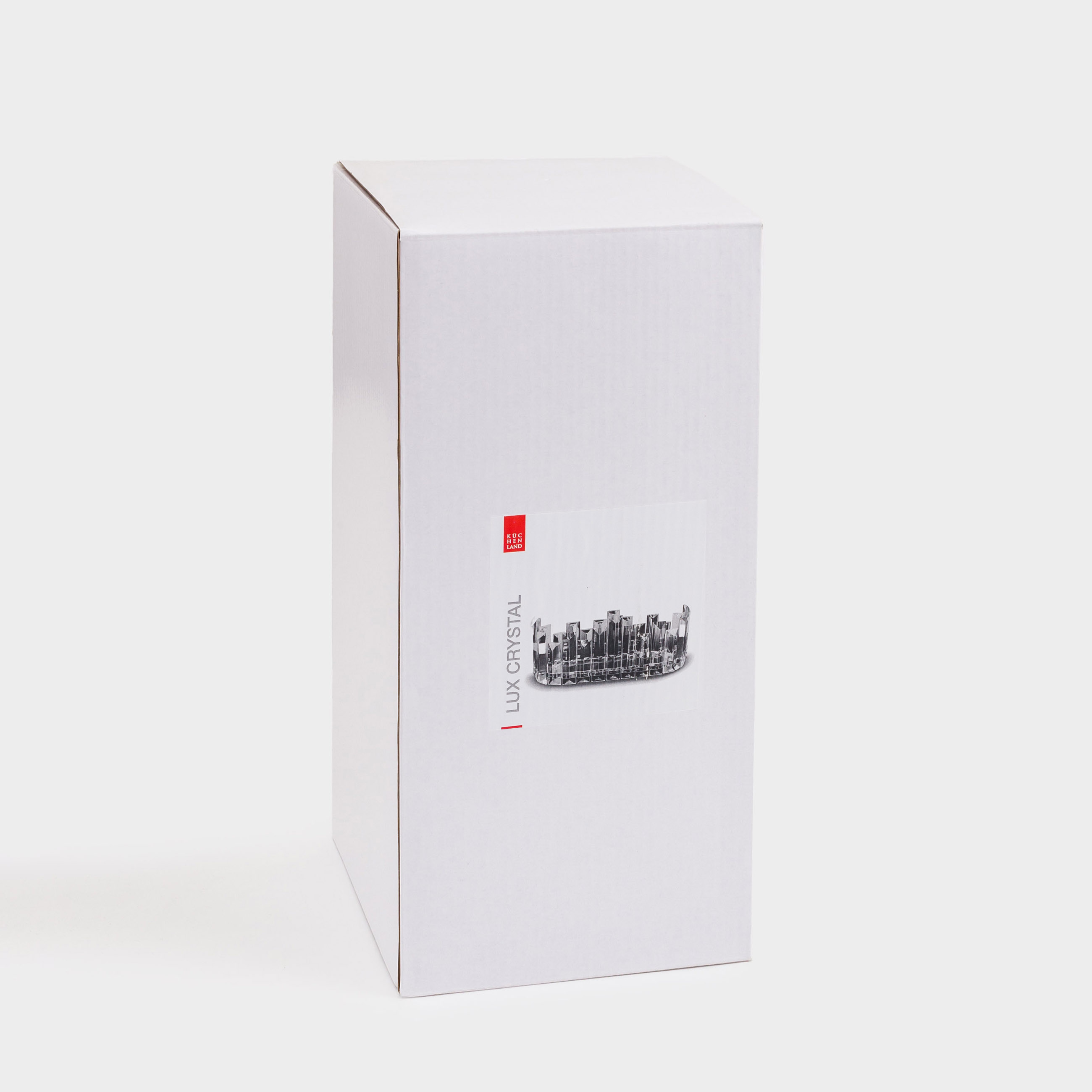Organizer for cosmetics, 25x10 cm, glass, Lux crystal