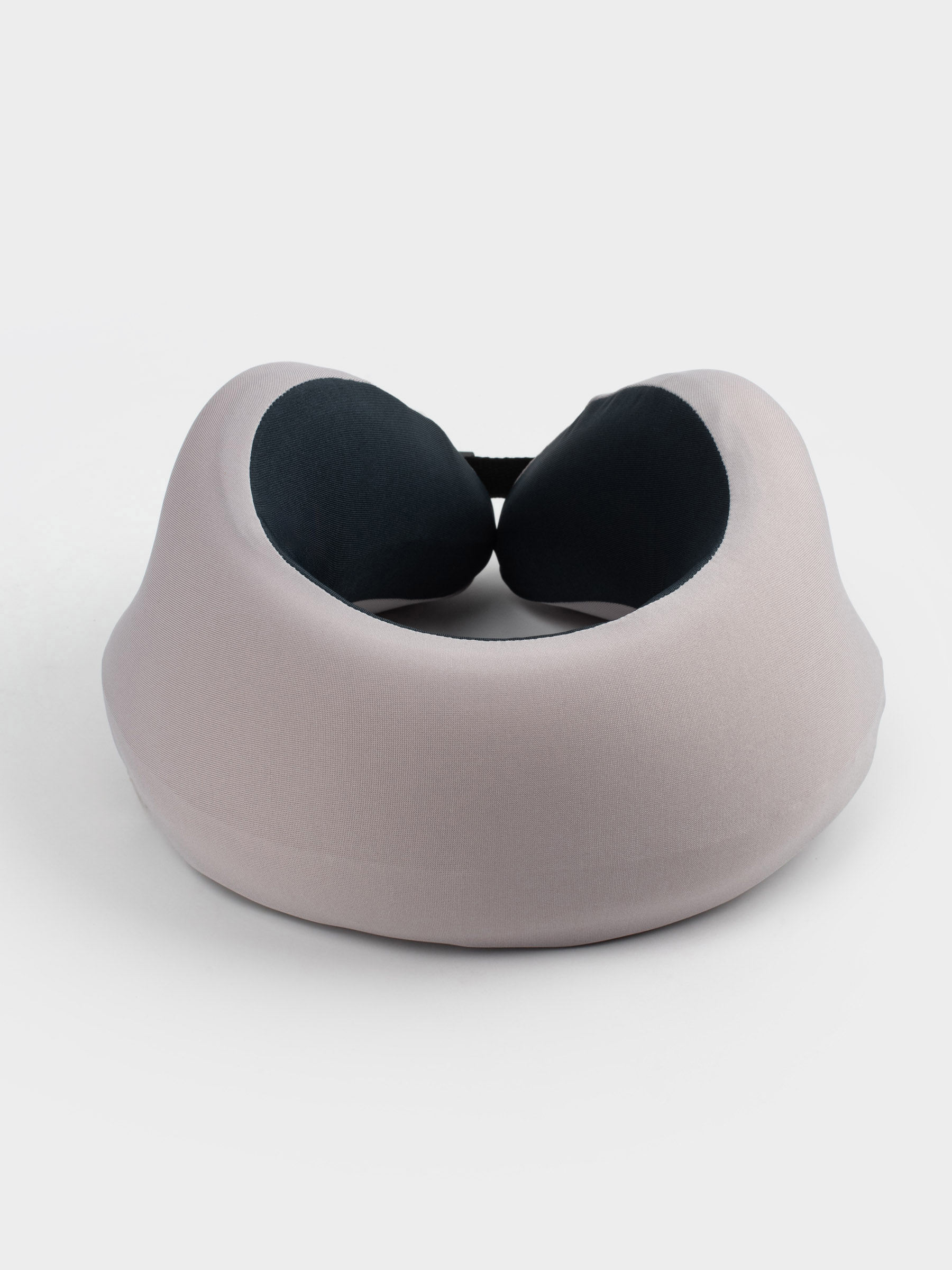 Travel pillow, 27 cm, polyester, beige-black, Travel comfort, image-3