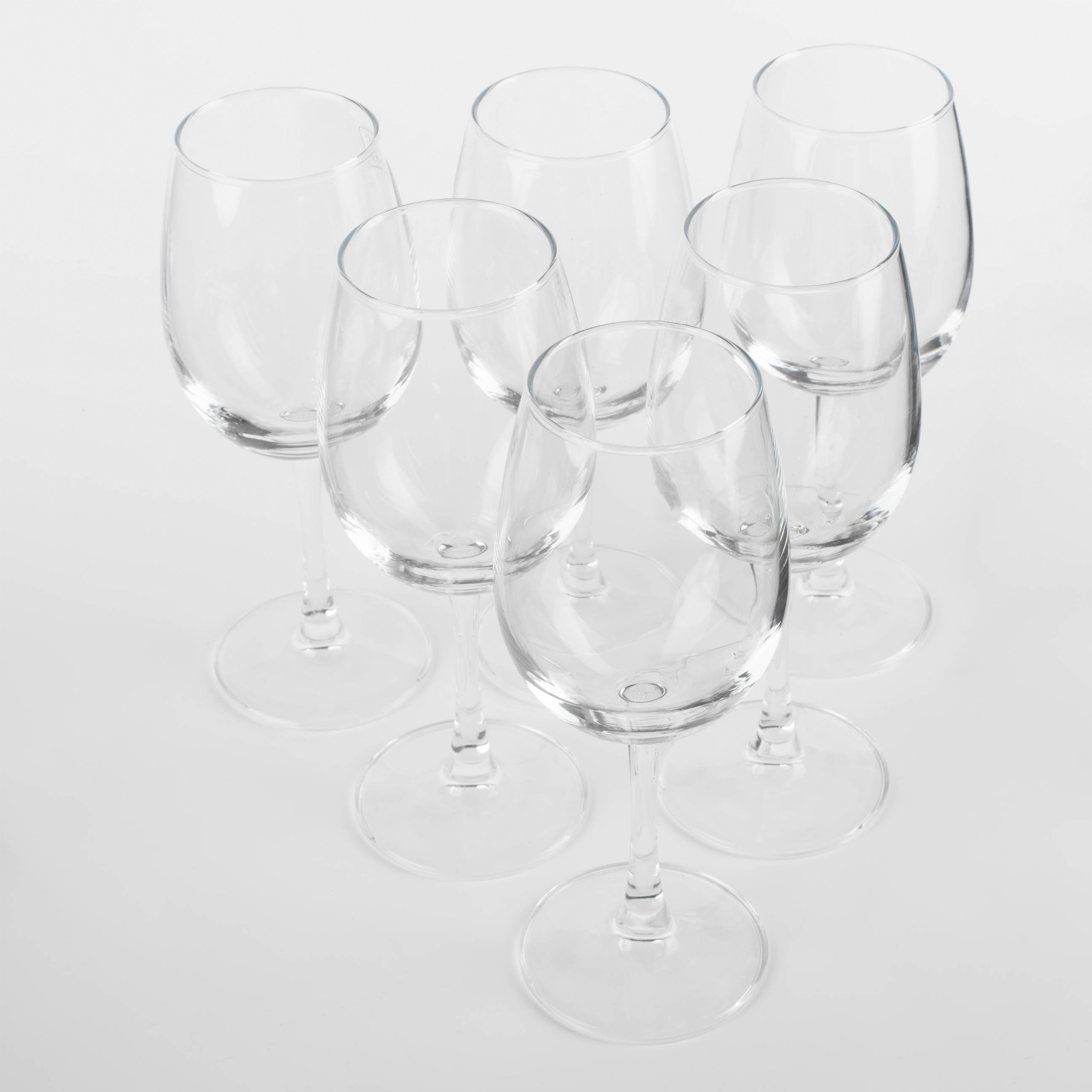 White wine glass, 350 ml, 6 pcs, glass, Lecco, image-1