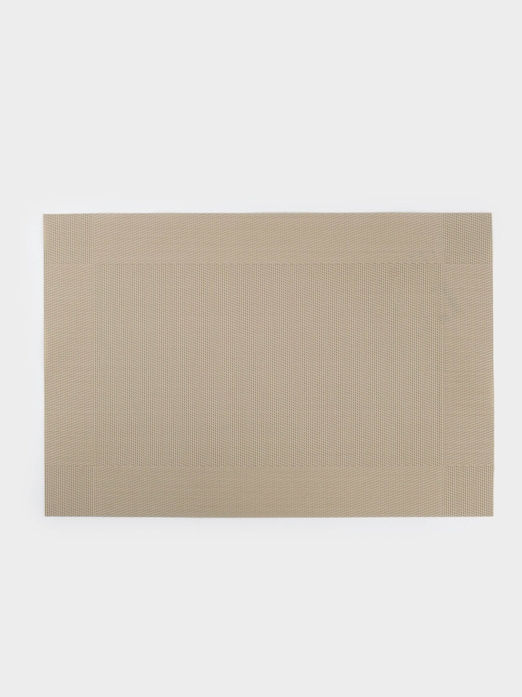 Placemat, 30x45 cm, PVC / polyester, rectangular, beige, Mats, image-0