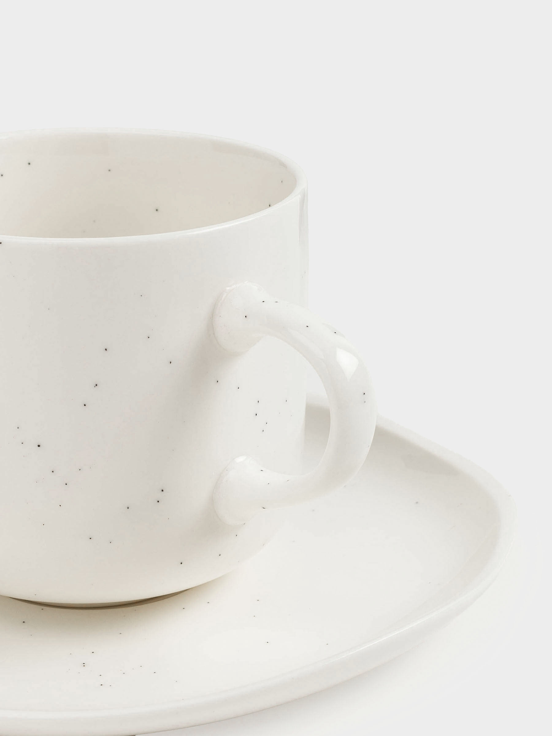 Tea pair, 1 person, 2 items, 220 ml, porcelain N, milk, Dots, Boho, image-6