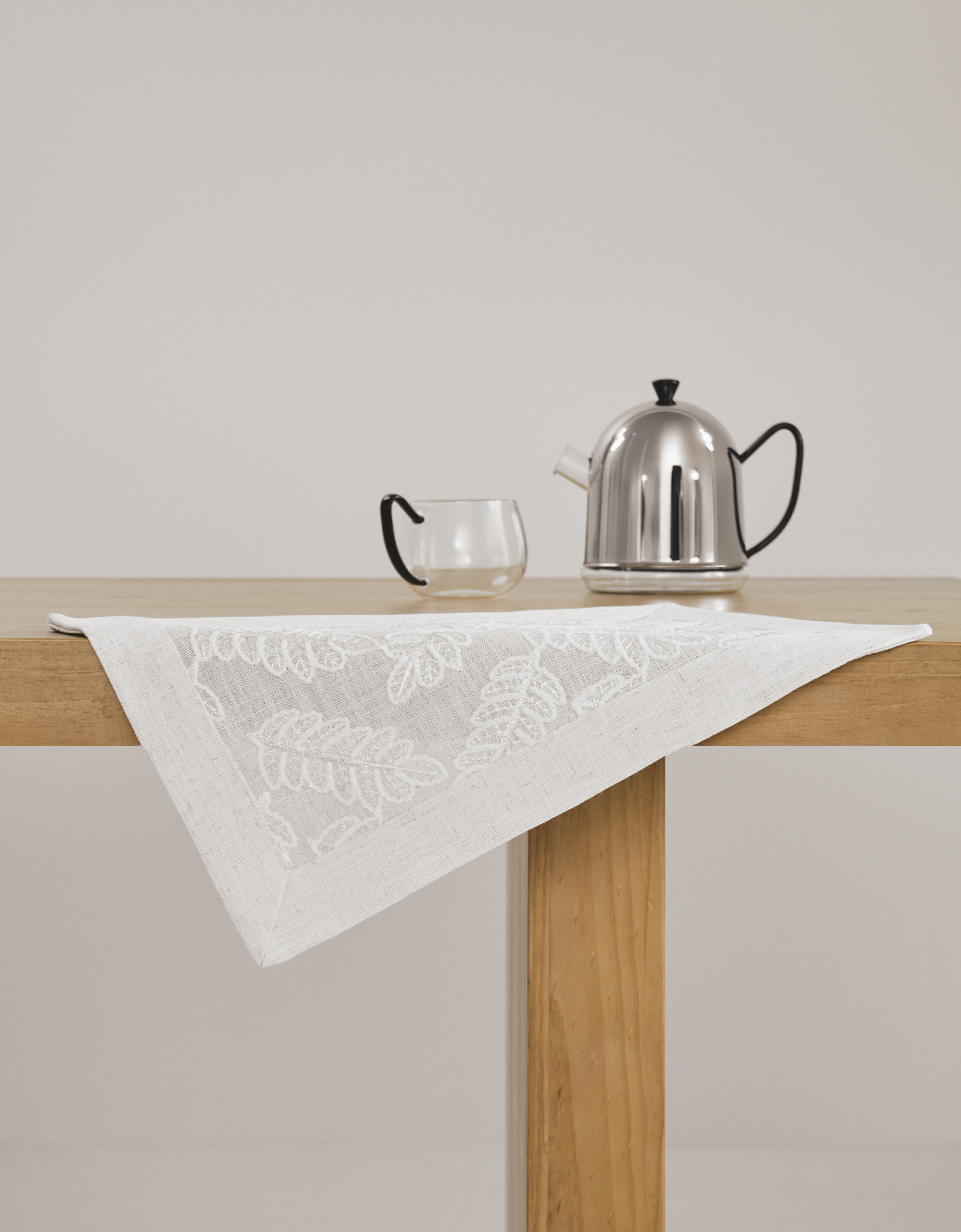 Placemat, 30x45 cm, polyester, rectangular, milky, Leaves, Fall foliage, image-6