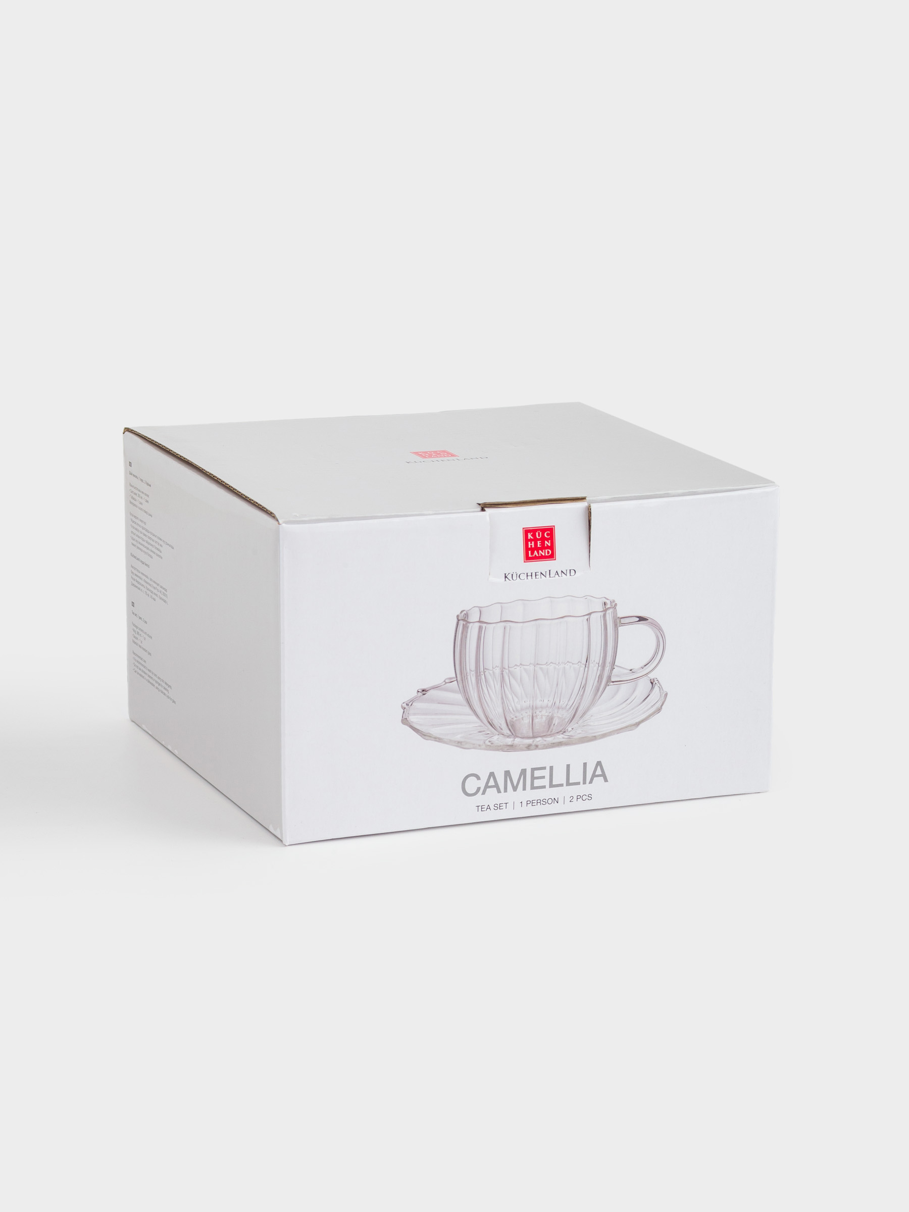 Tea pair, 1 pers, 2 items, 360 ml, glass B, Camellia, image-5