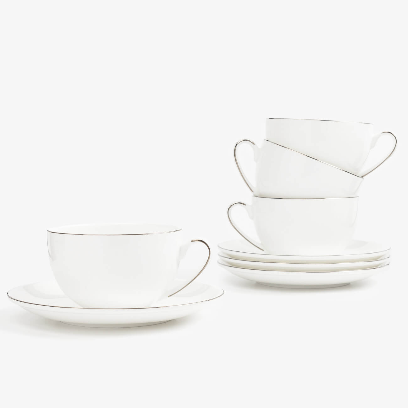 Tea pair, 4 pers, 8 items, 250 ml, porcelain F, Antarctica
