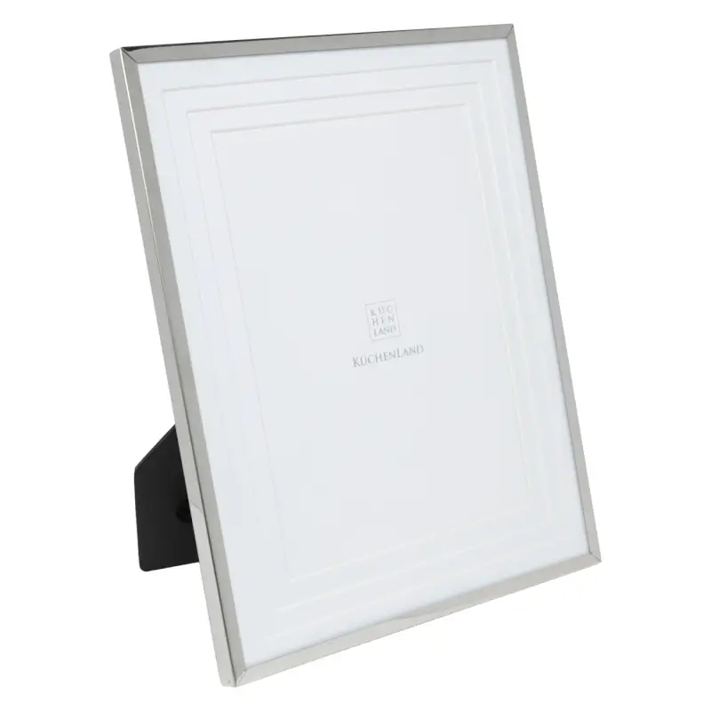 Photo frame, 21x26 cm, with passepartout, steel / glass, silver, Fantastic ,image-0