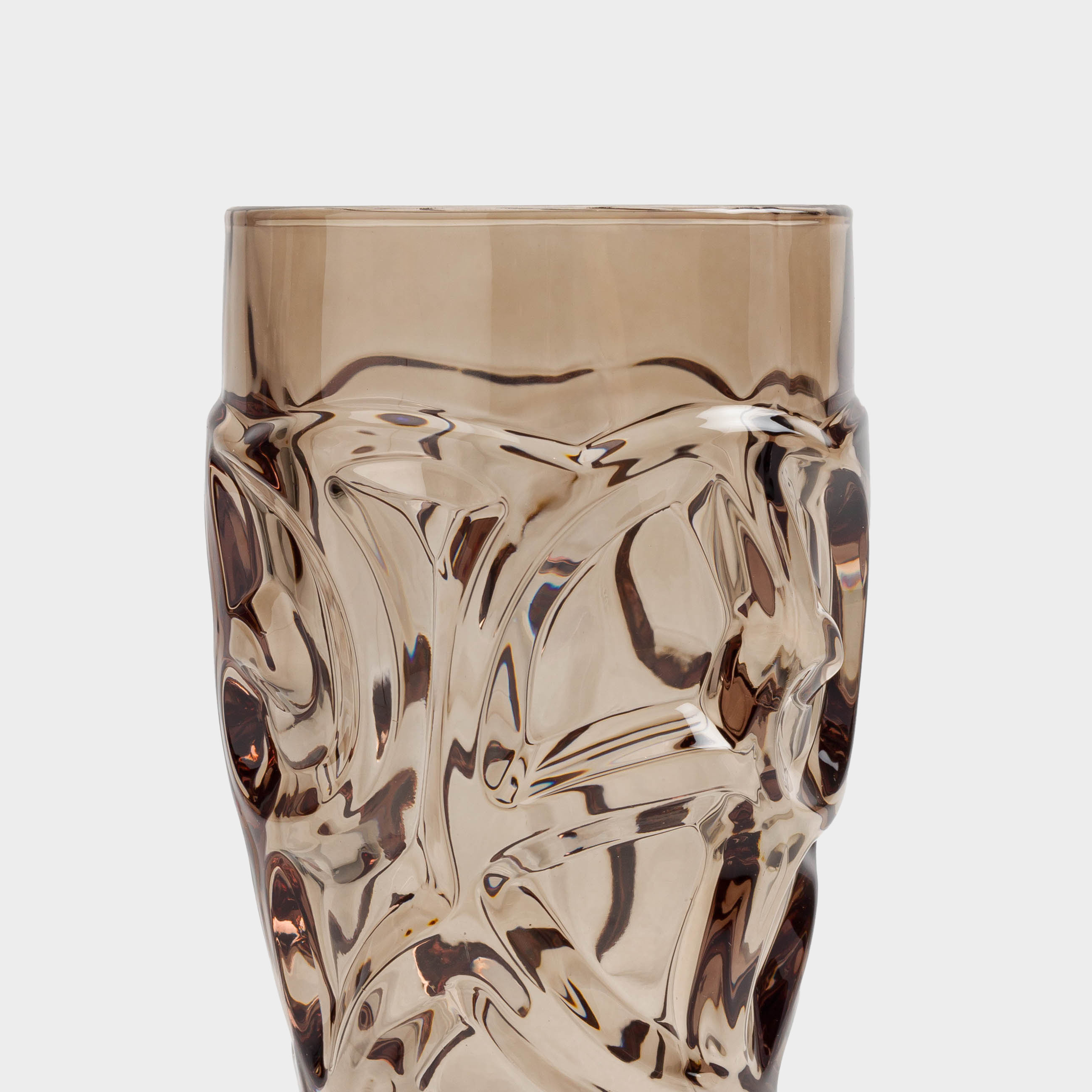 Glass, 15 cm, 270 ml, glass R, brown, Patterns, Gala