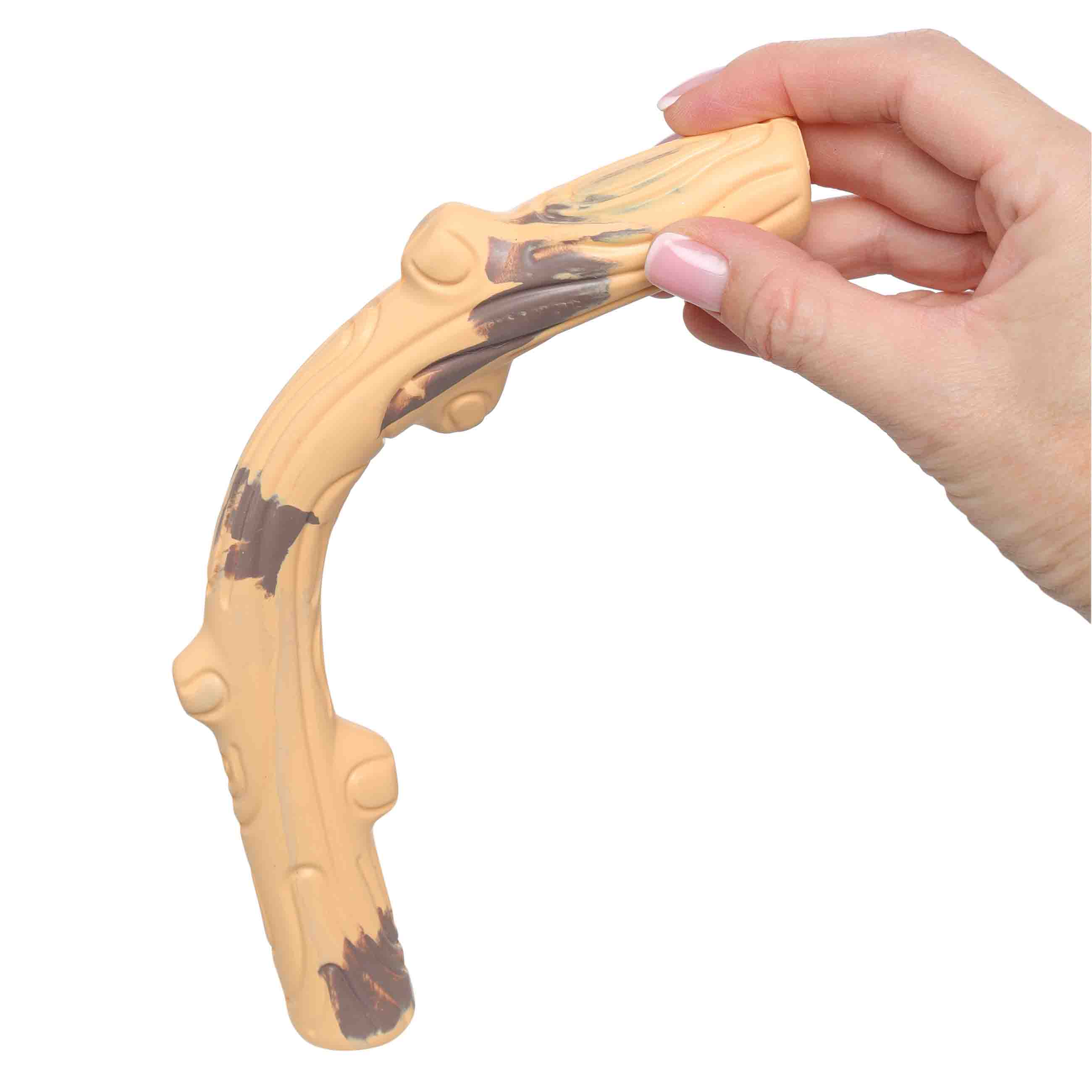 Dog toy, 25 cm, rubber, beige, Stick, Hunting pet, image-1